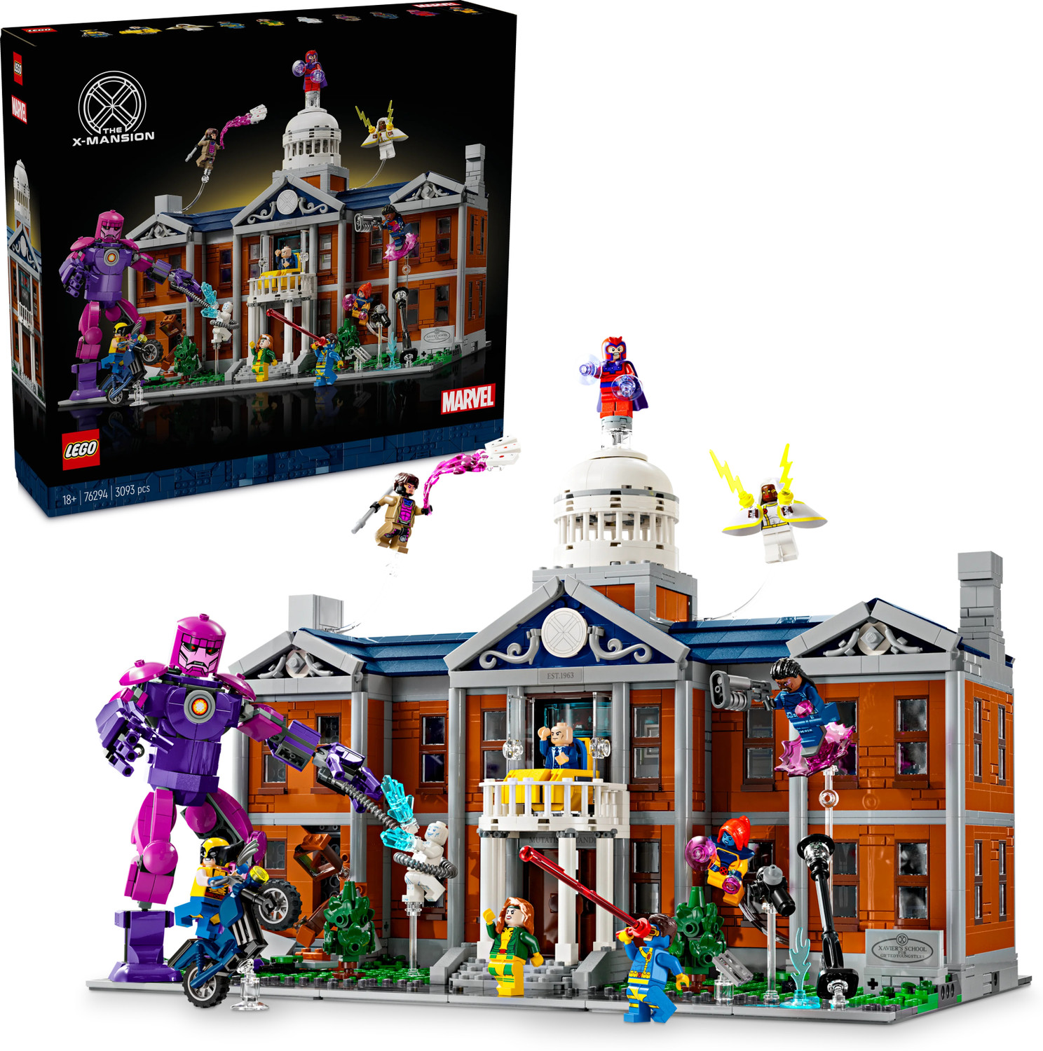 Image of LEGO Marvel X-Men: The X-Mansion Buildable Set 76294 (3093 Blocks)