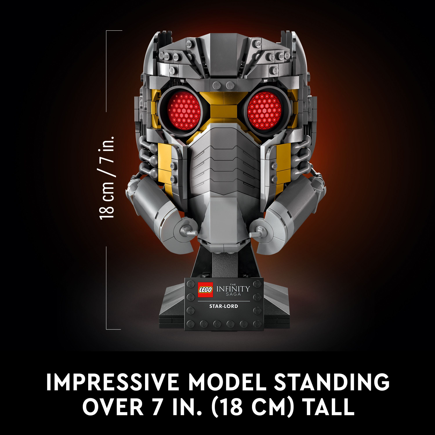 Image of LEGO Marvel Star-Lords Helmet 76251 Building Kit (602 Pieces)