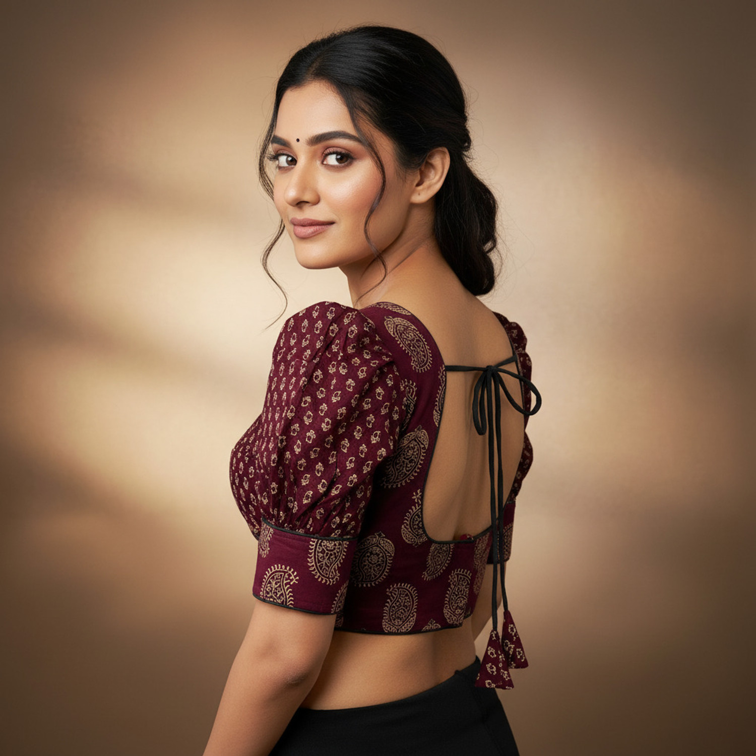 Image of EZ stall Sweetheart Neck Women Blouse