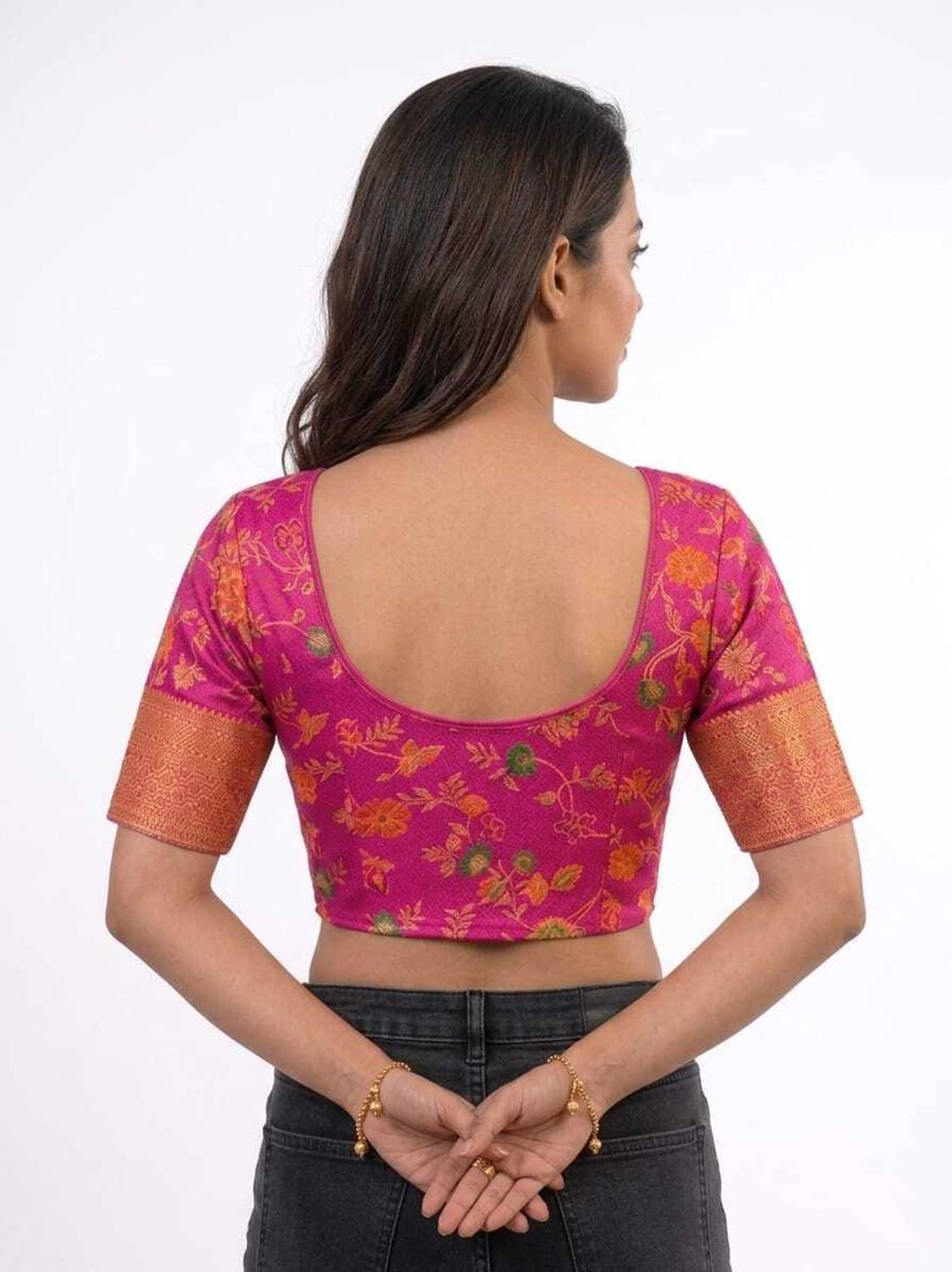 PRIYANKA U-Neck Women Blouse - Image 2
