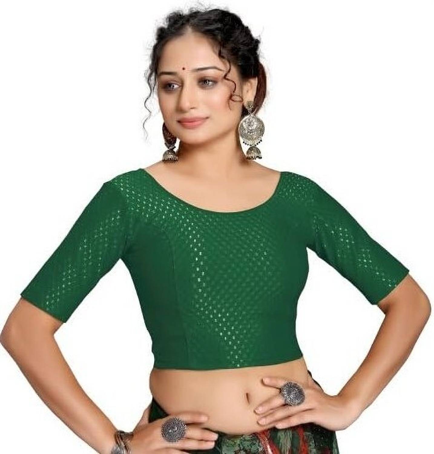WOMEN MODE Round Neck Women Blouse