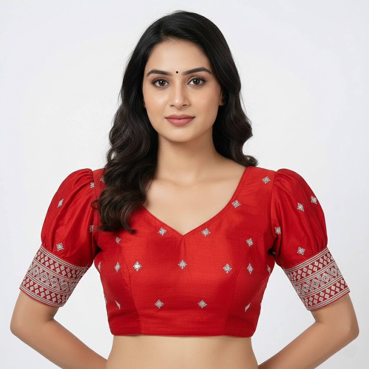 Adreel V-Neck Women Blouse
