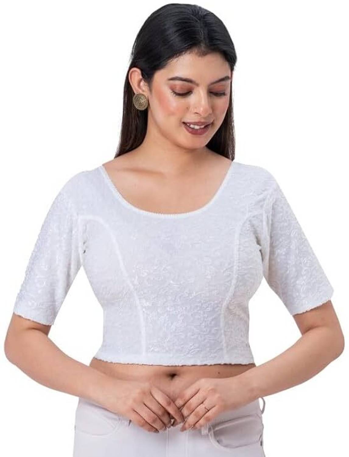 adibaba Round Neck Women Blouse
