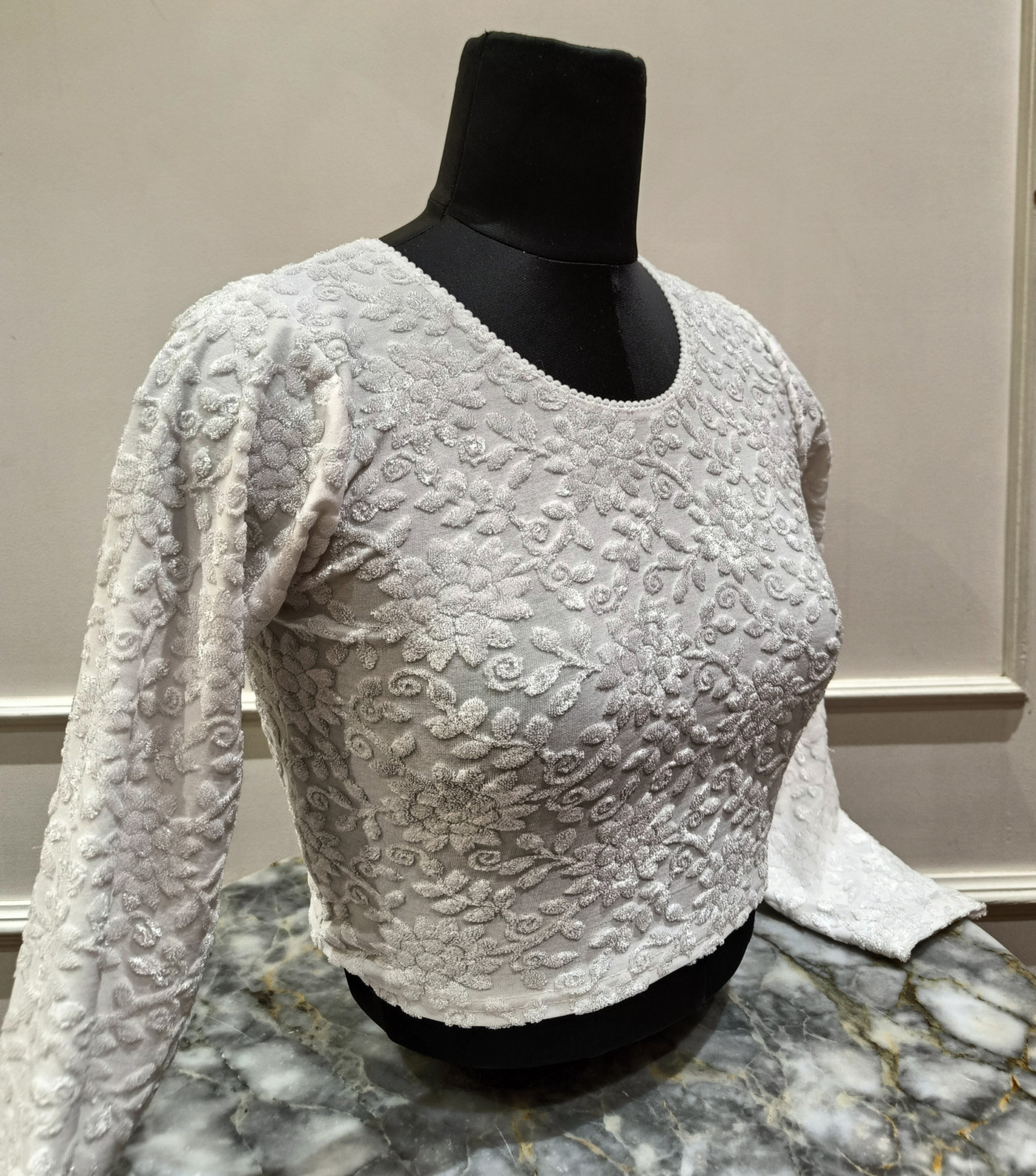 Image of Design By Maya U-Neck Women Blouse