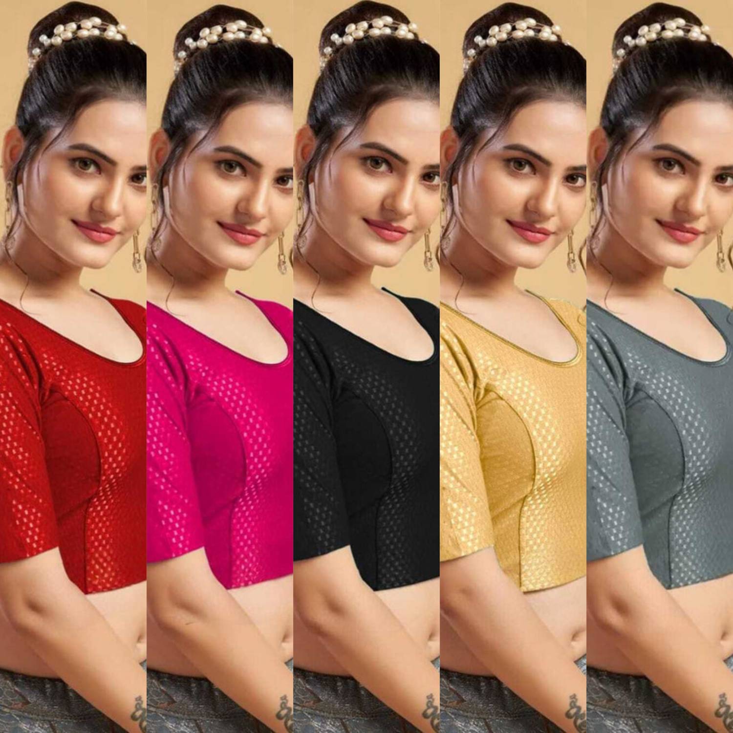 AdityaTopNotch Round Neck Women Blouse