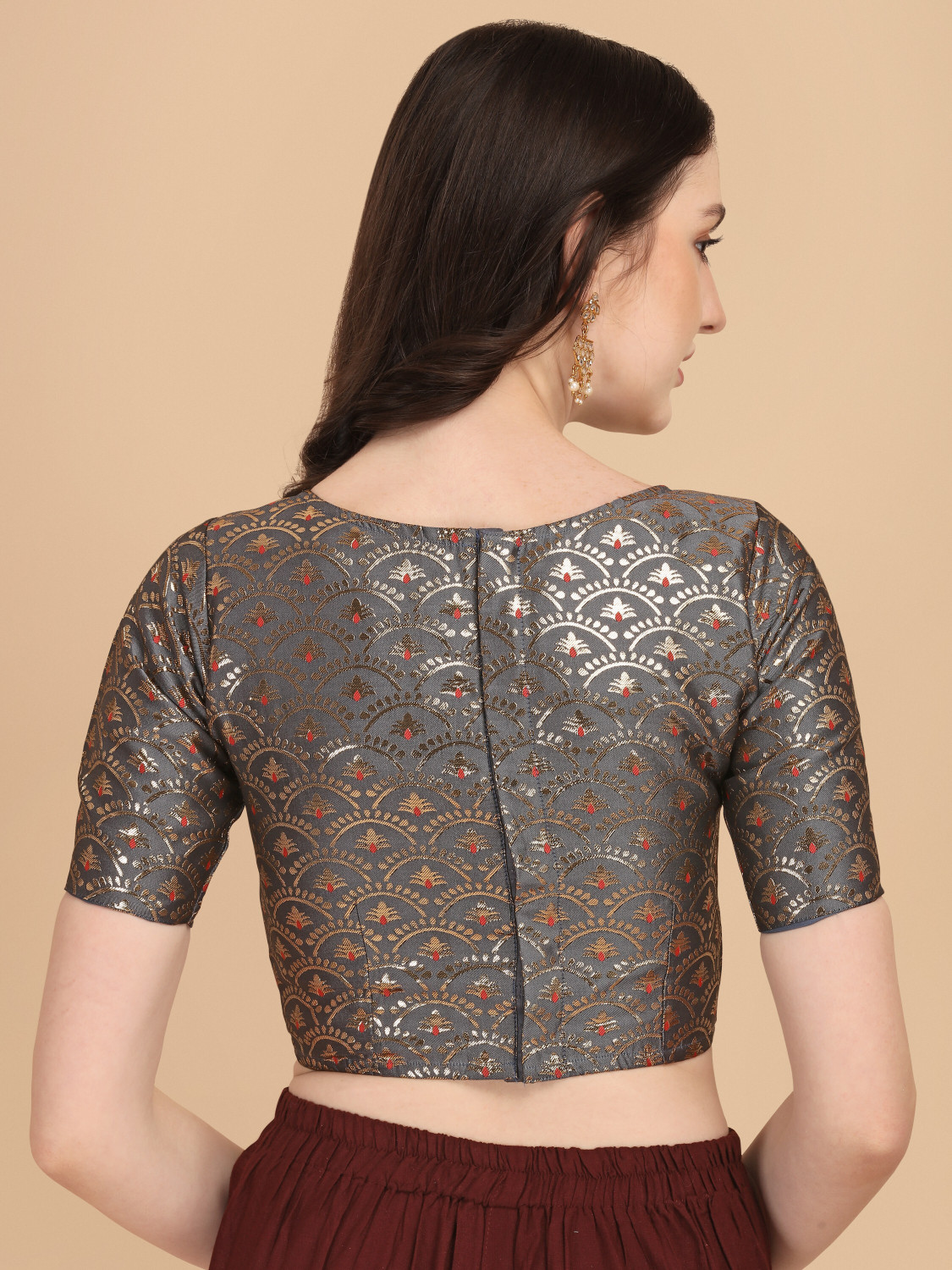 Image of Oomph! Boat Neck Women Blouse