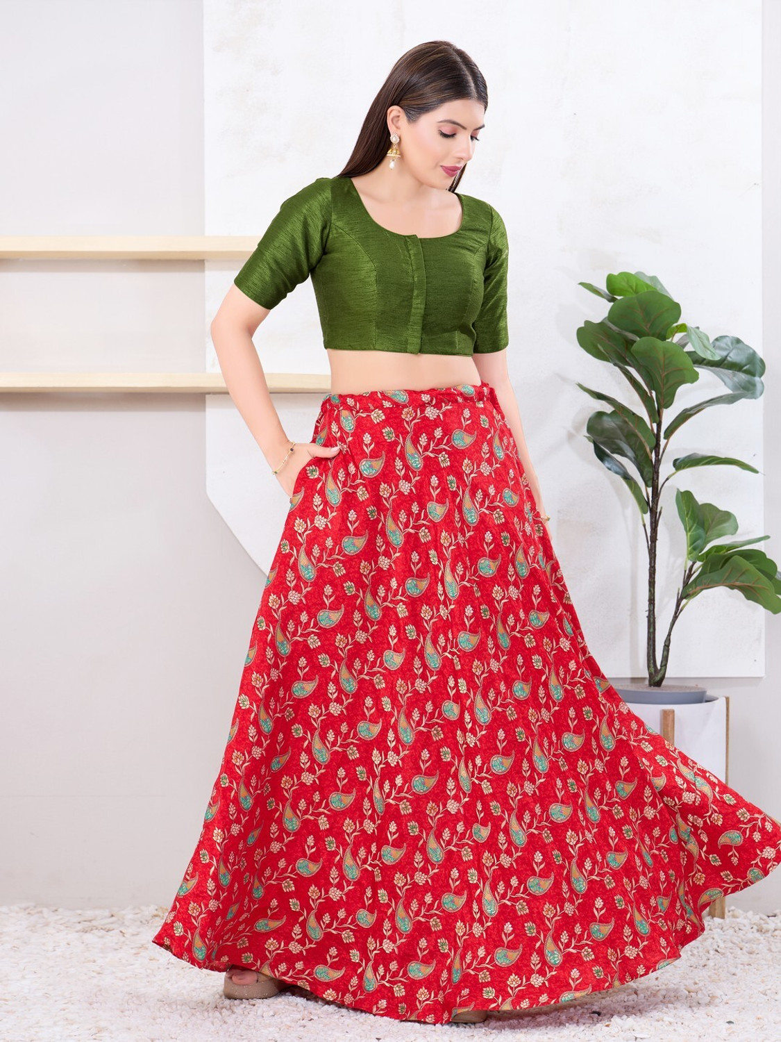 Image of Vamas-The Designer Blouses U-Neck Women Blouse