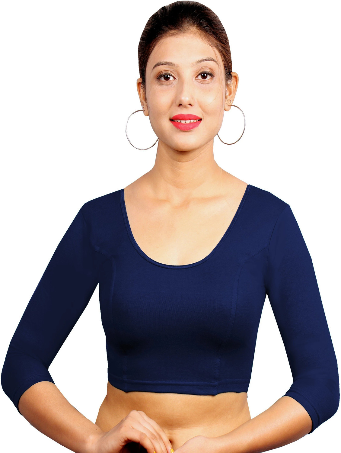 Image of Abhi Round Neck Women Blouse