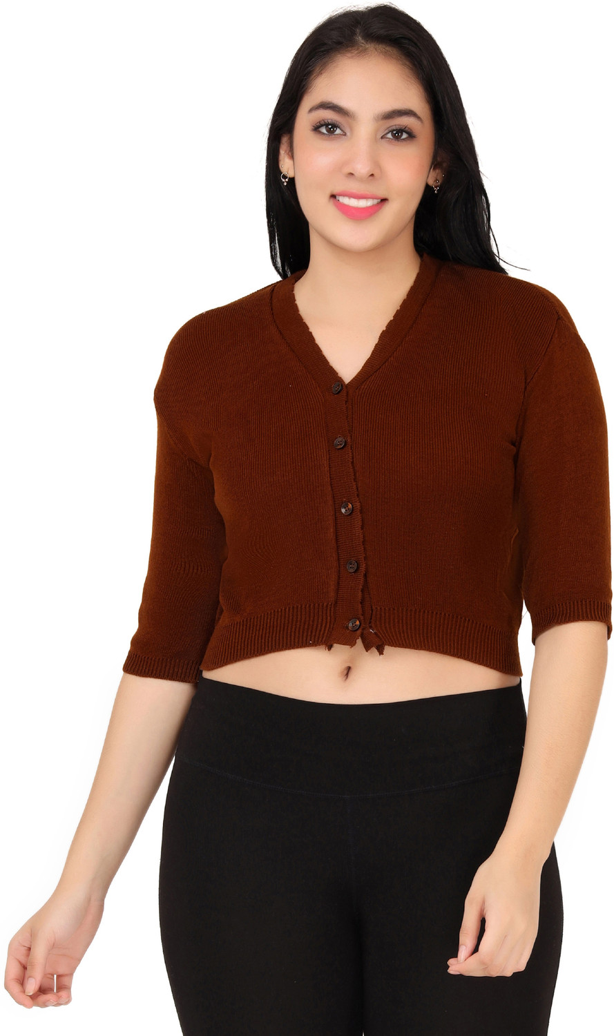 Image of FEMULA V-Neck Women Blouse