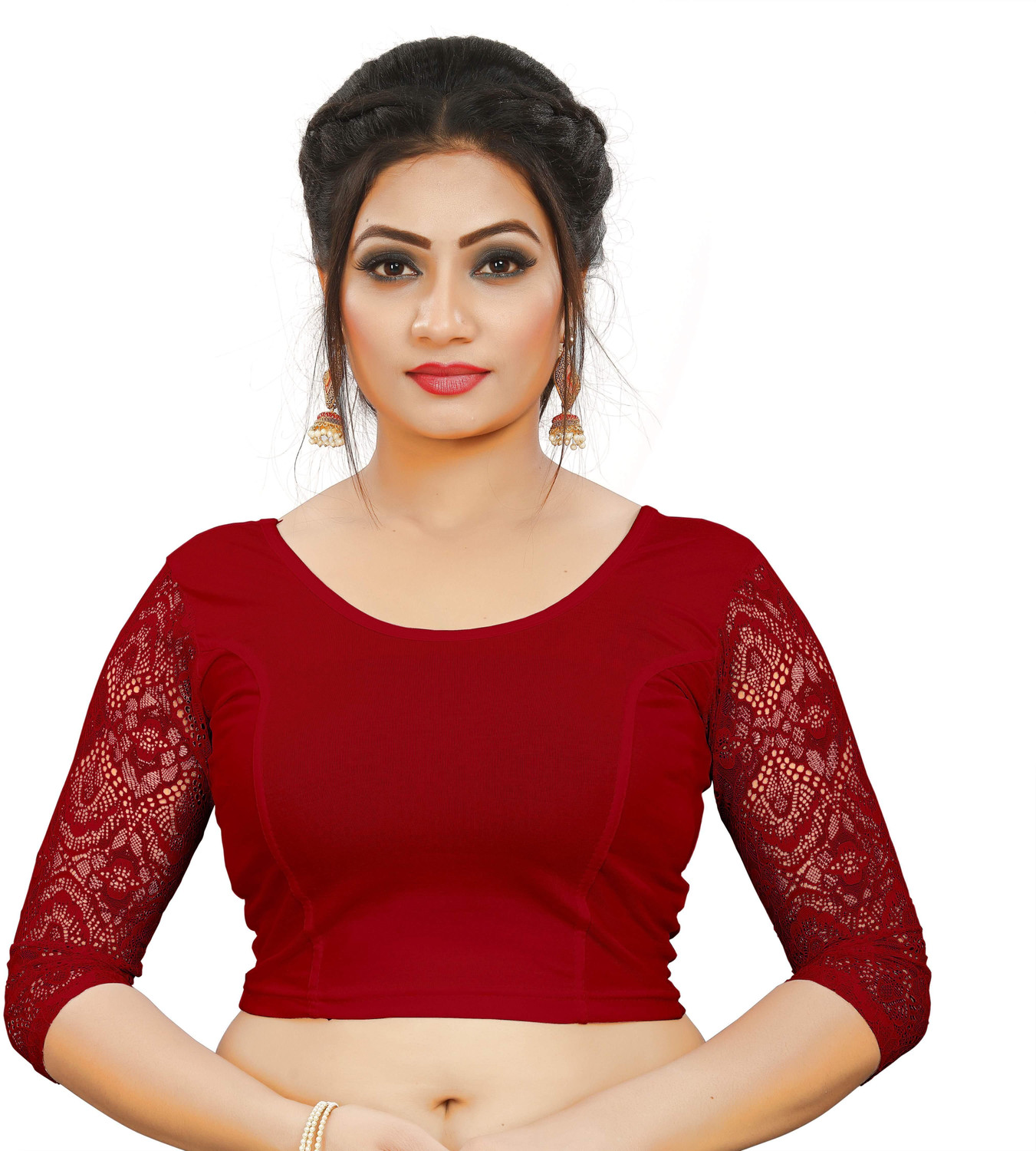 Image of LYNETH Round Neck Women Blouse