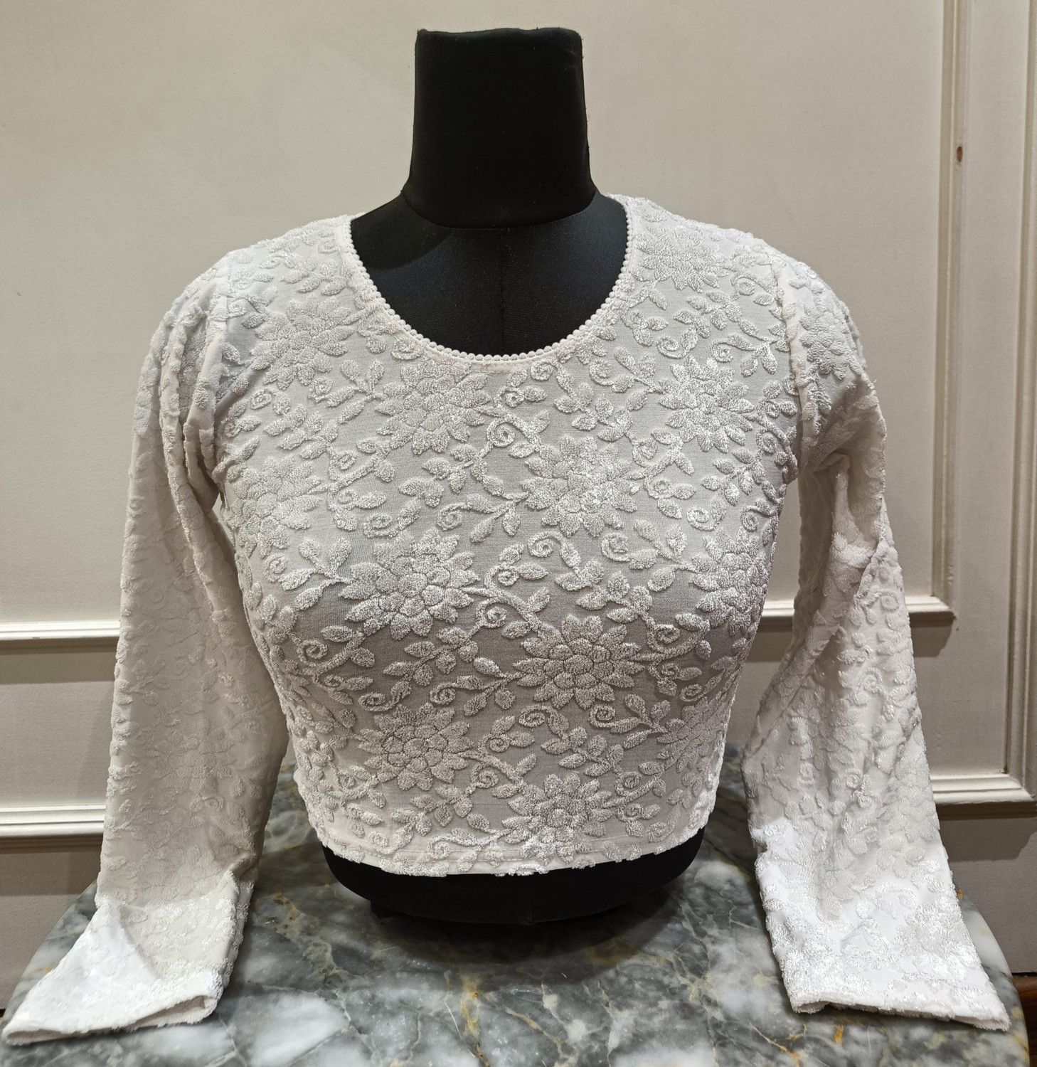 Image of Design By Maya U-Neck Women Blouse
