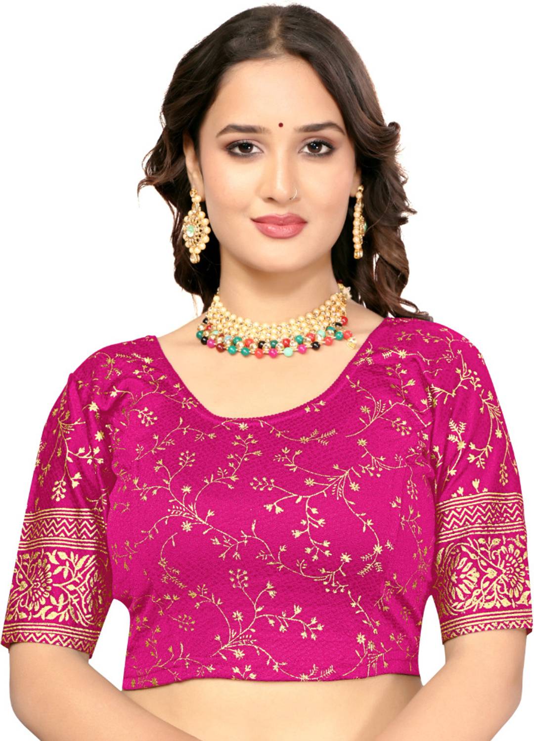 THE BLOUSES U-Neck Women Blouse