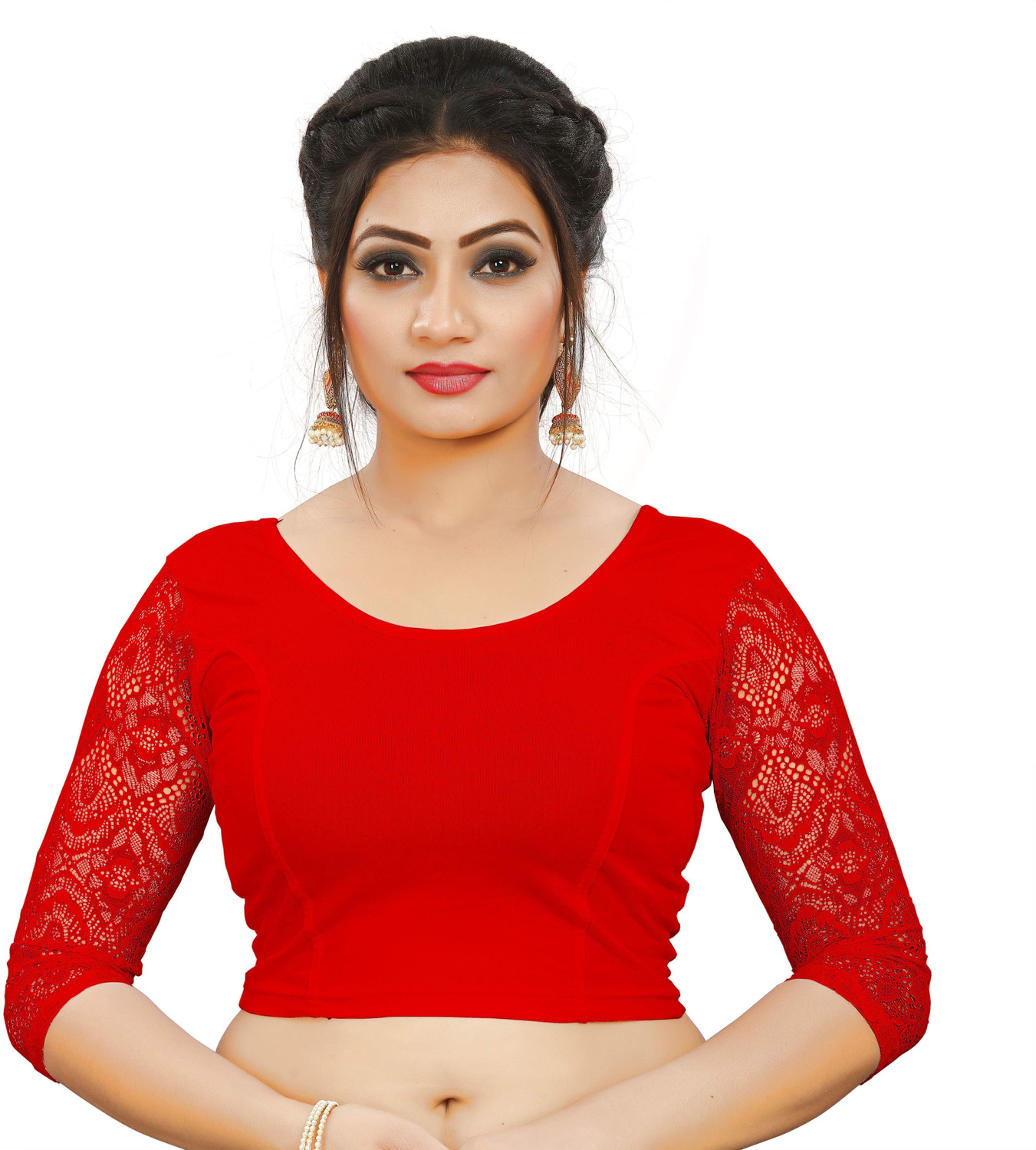 Image of LYNETH Round Neck Women Blouse