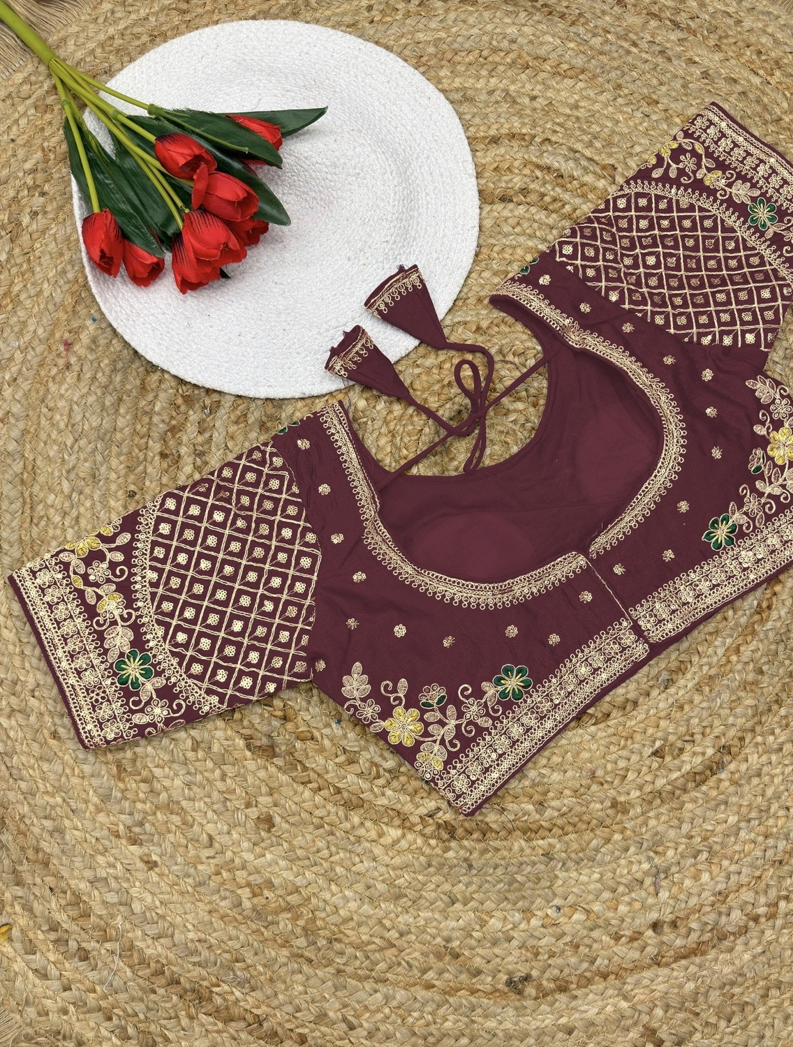 Image of SURYA TRENDZ V-Neck Women Blouse