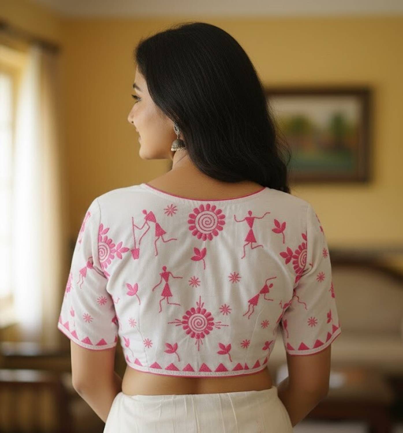 AsiFashions Round Neck Women Blouse