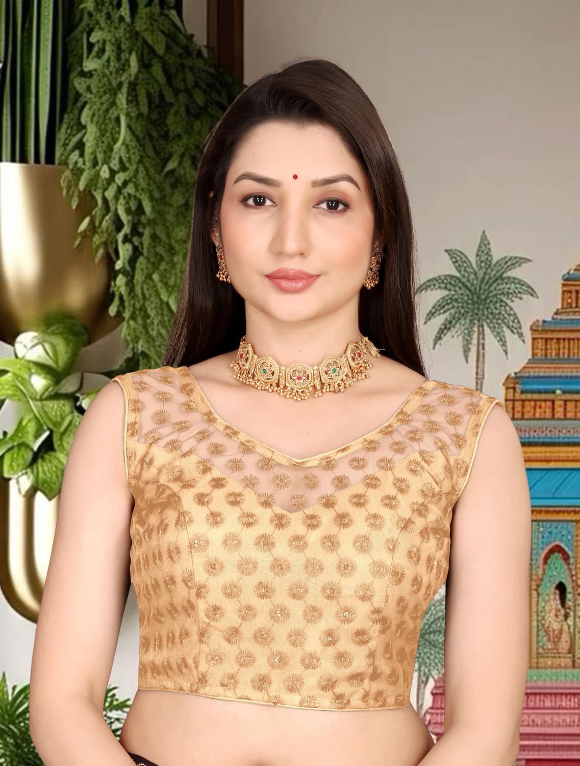 Image of TRENDYTUNIC Round Neck Women Blouse