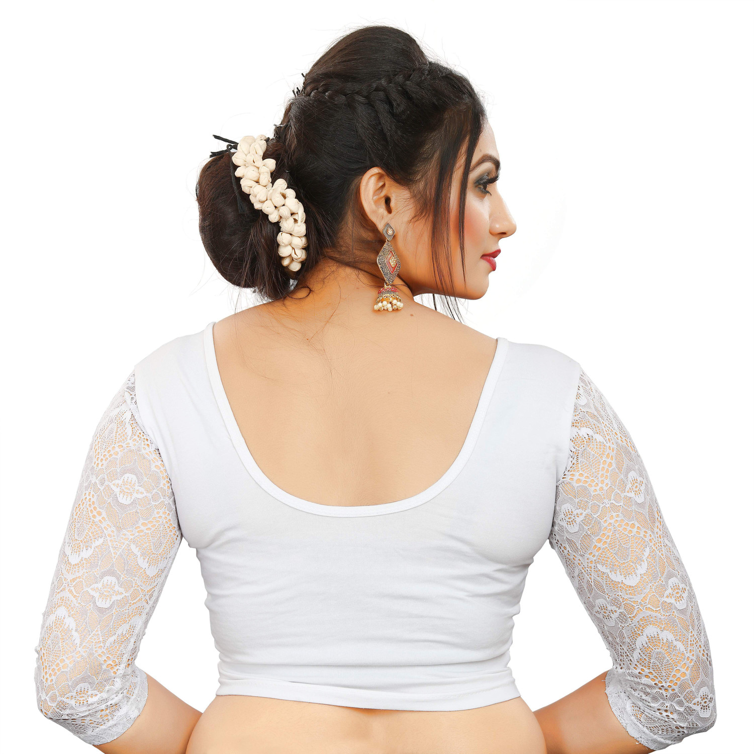 Image of LYNETH Round Neck Women Blouse