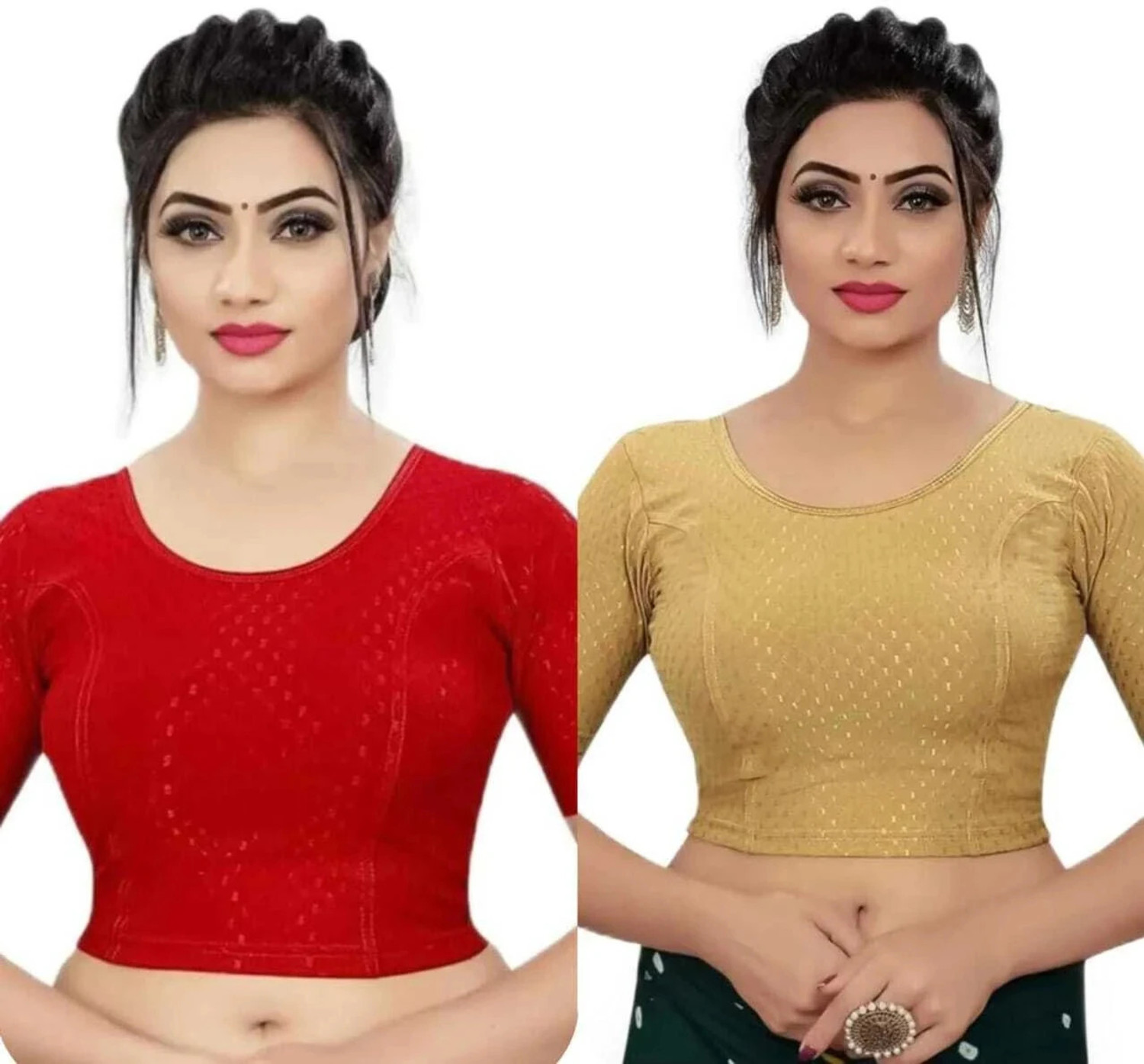Image of Ayushtrading Round Neck Women Blouse