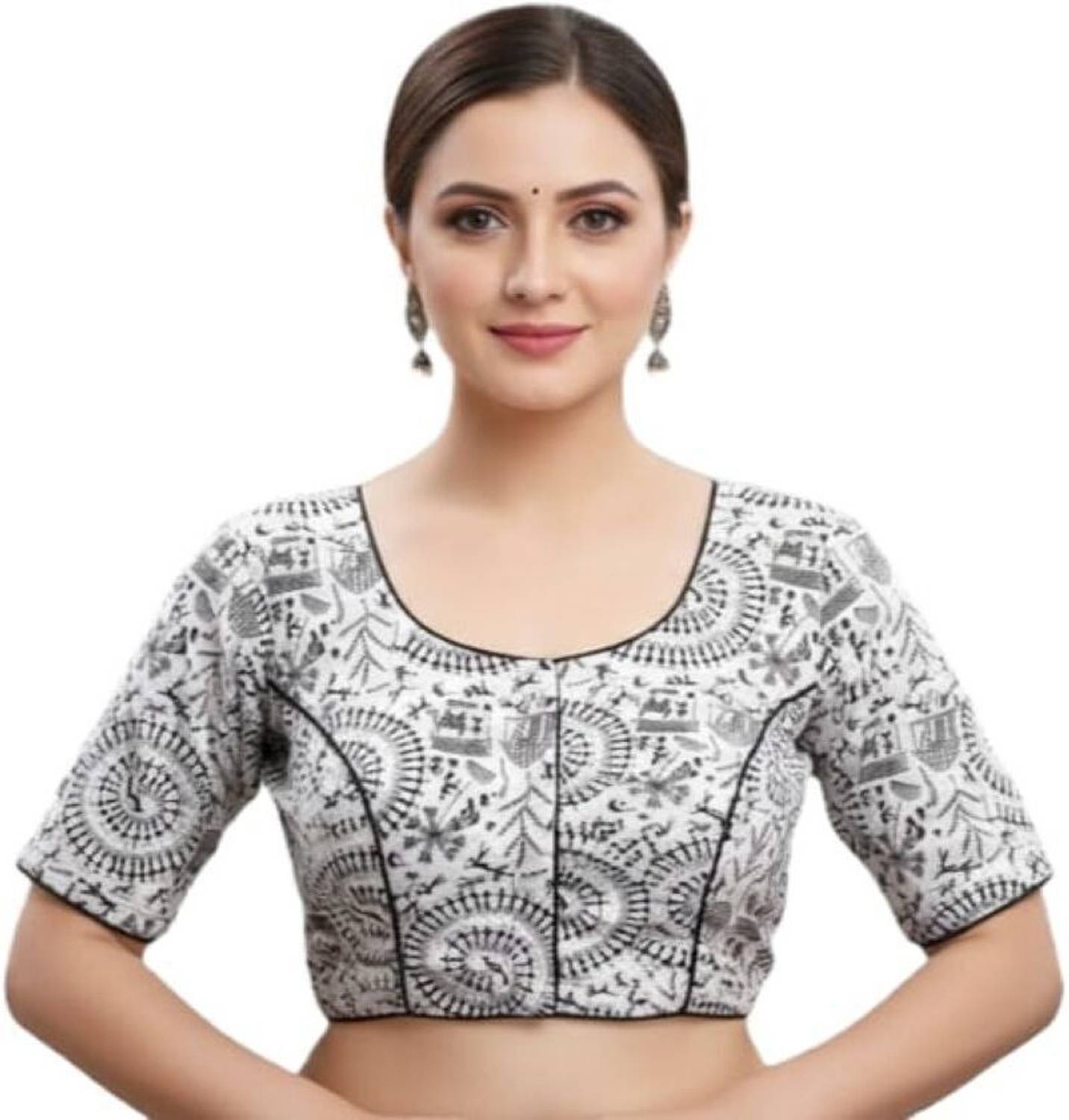 Agomoni Round Neck Women Blouse