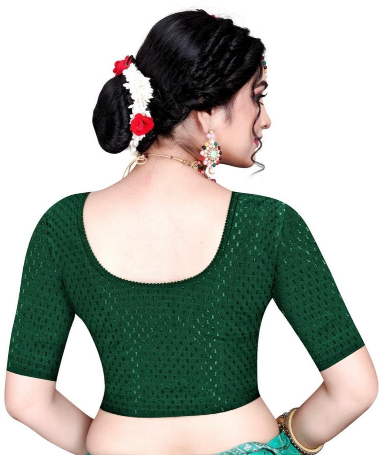 Image of VAANI KARAN ENTERPRISES Round Neck Women Blouse