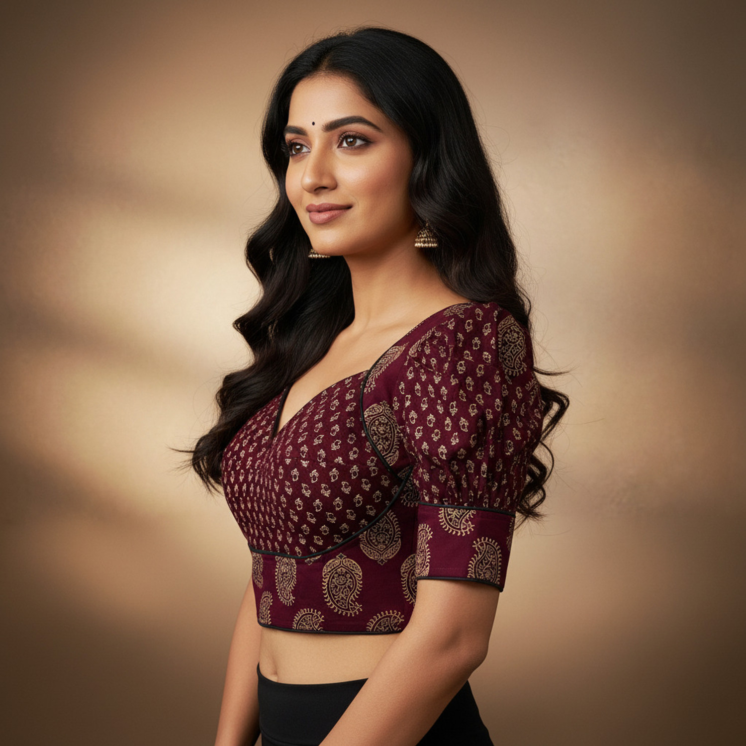 Image of EZ stall Sweetheart Neck Women Blouse