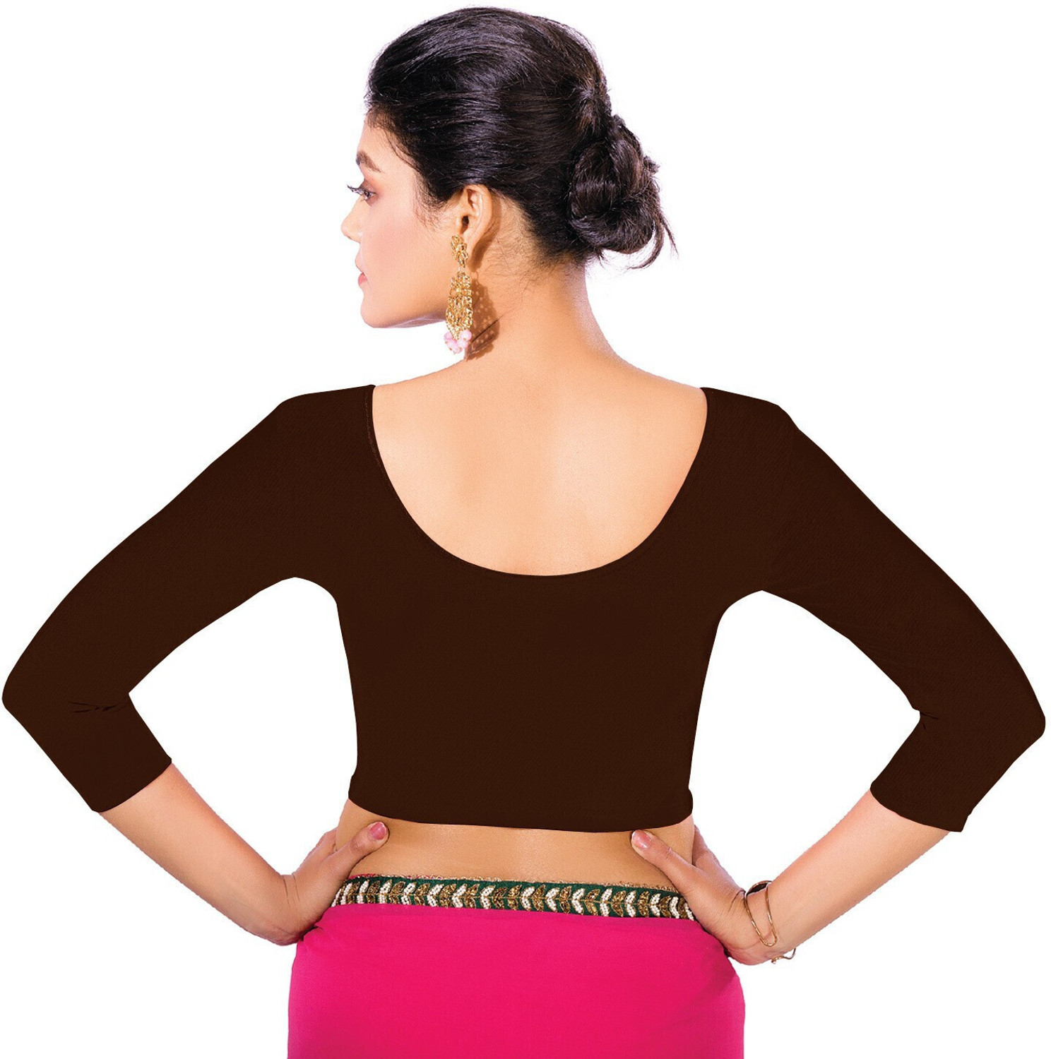 Image of Abhi Round Neck Women Blouse