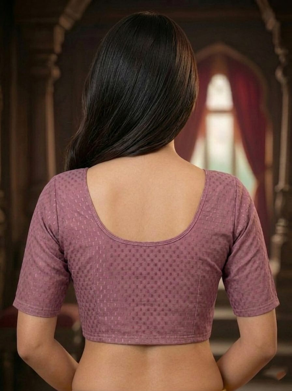 Image of PRIYANKA TRADERS U-Neck Women Blouse