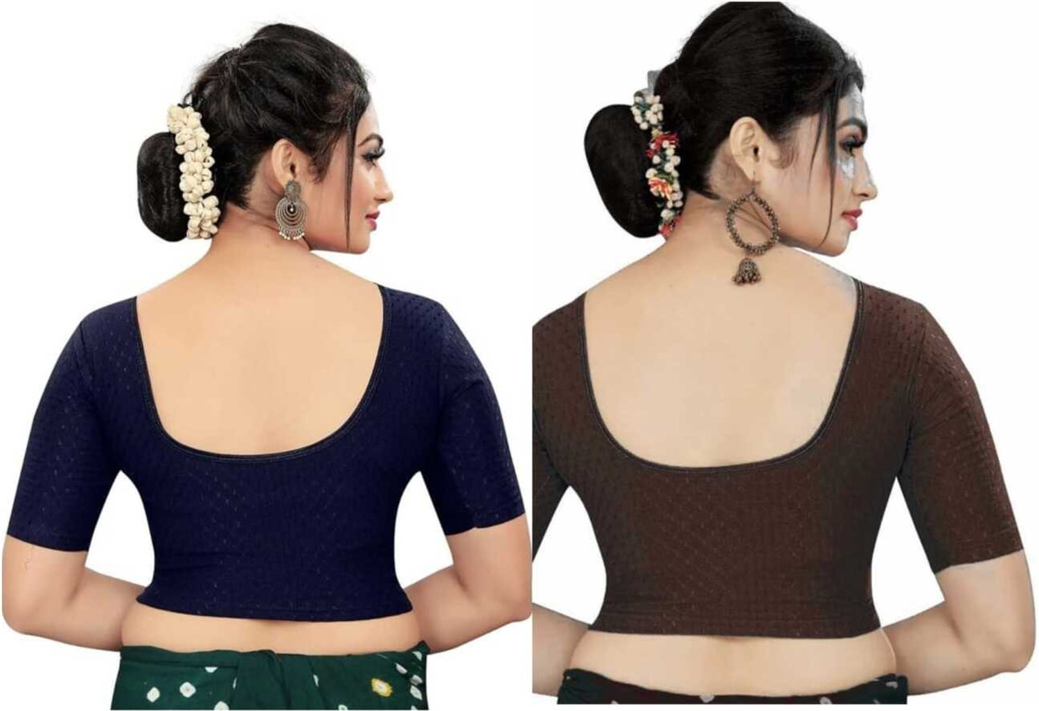 Image of PRIYANKA TEXTILES Round Neck Women Blouse