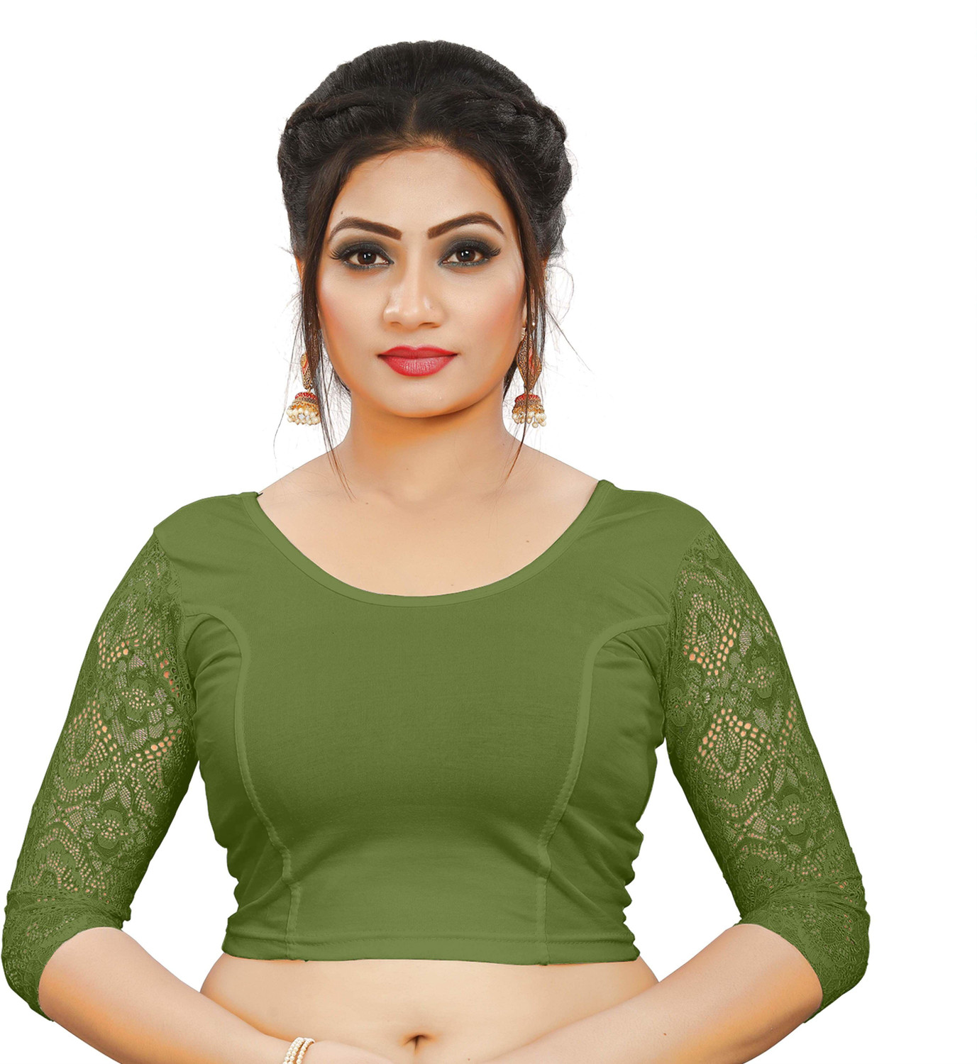 Image of LYNETH Round Neck Women Blouse