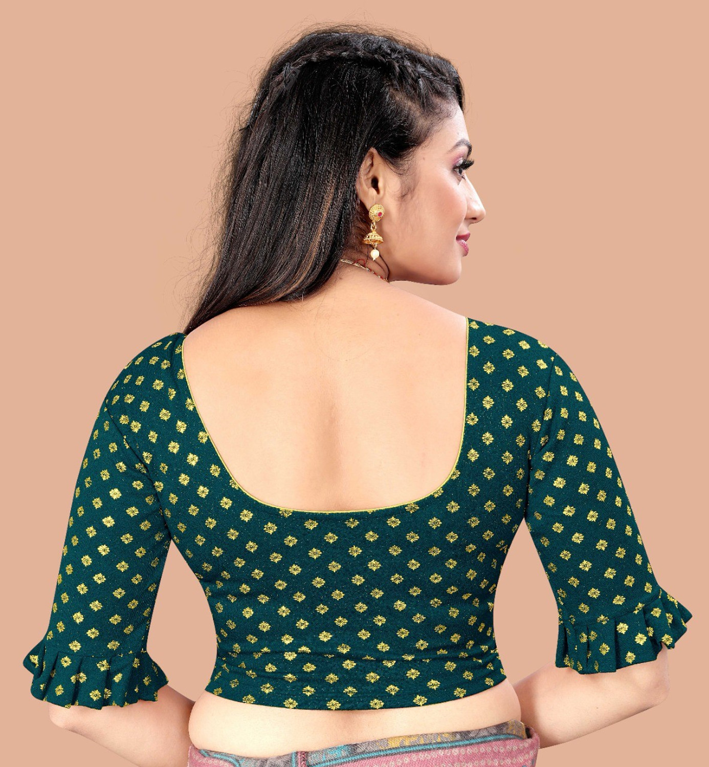 Image of Rang Rangoli Round Neck Women Blouse