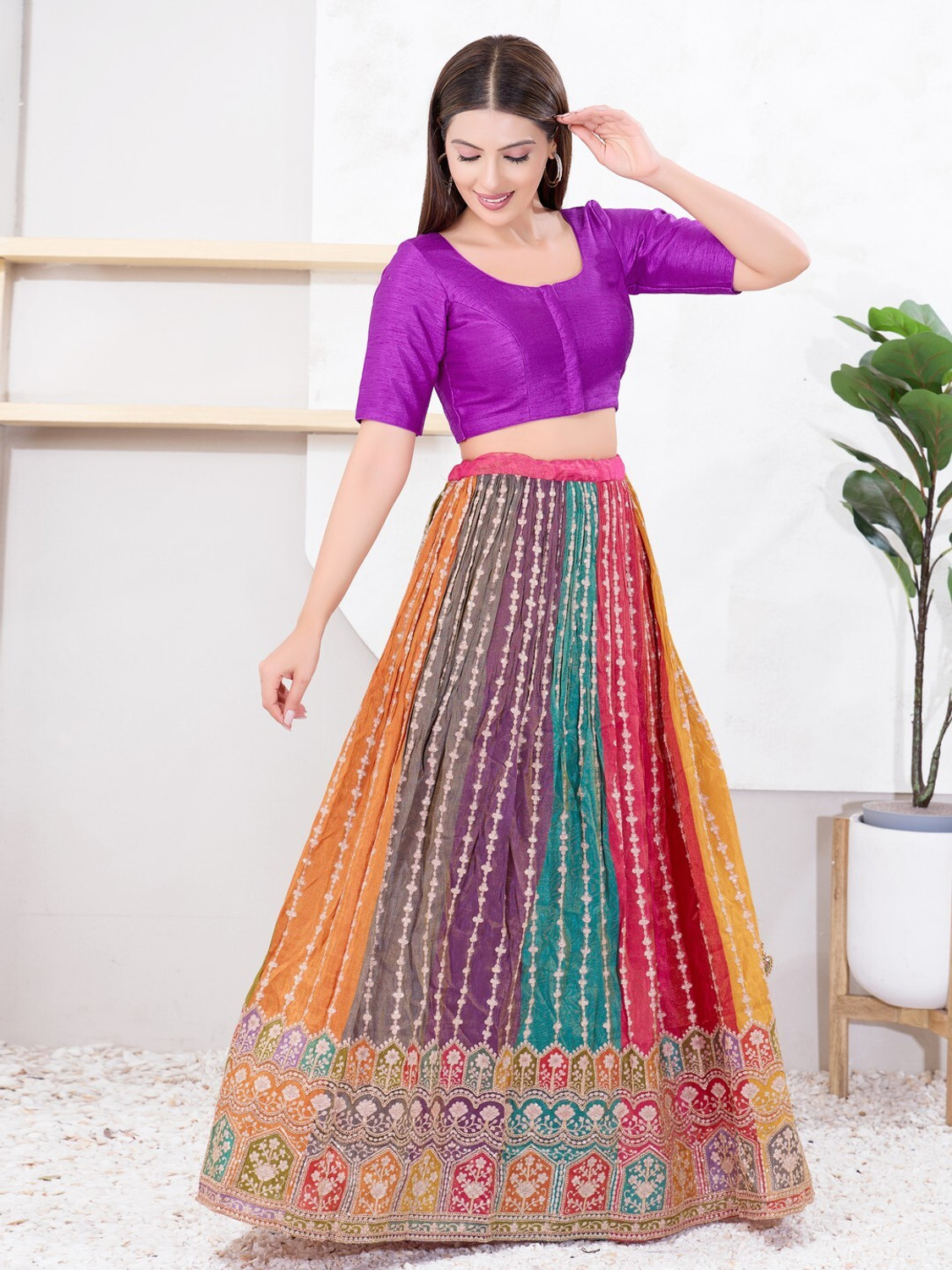 Image of Vamas-The Designer Blouses U-Neck Women Blouse