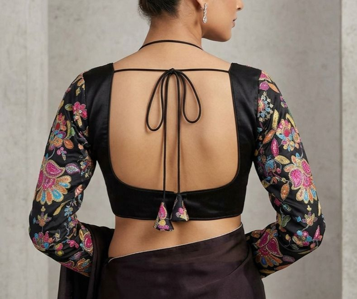 Image of DANCING THREADS THE CHOREOGRAPHY OF CLOTH Halter Neck Women Blouse