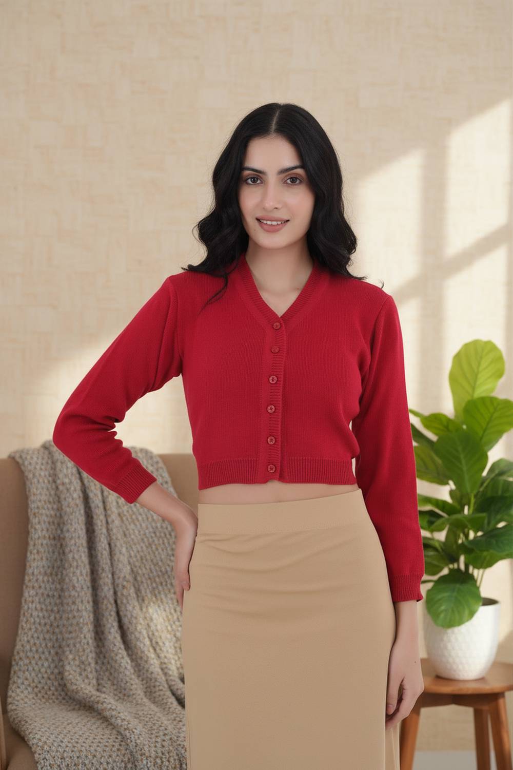 FEMULA V-Neck Women Blouse