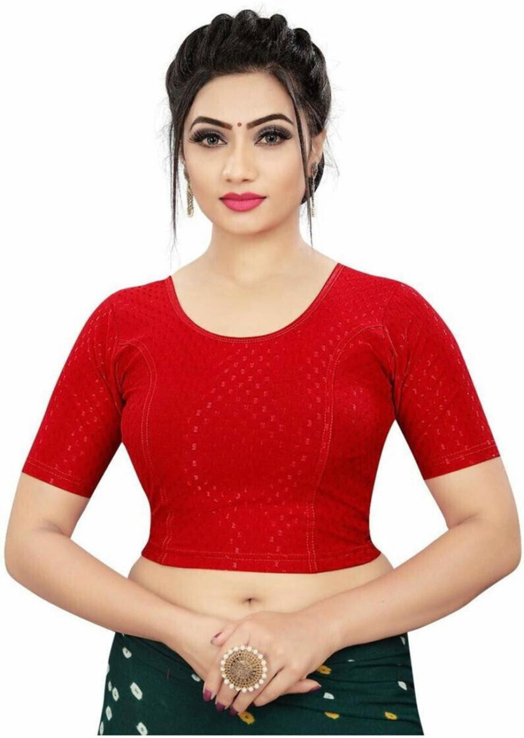 Image of Ayushtrading Round Neck Women Blouse