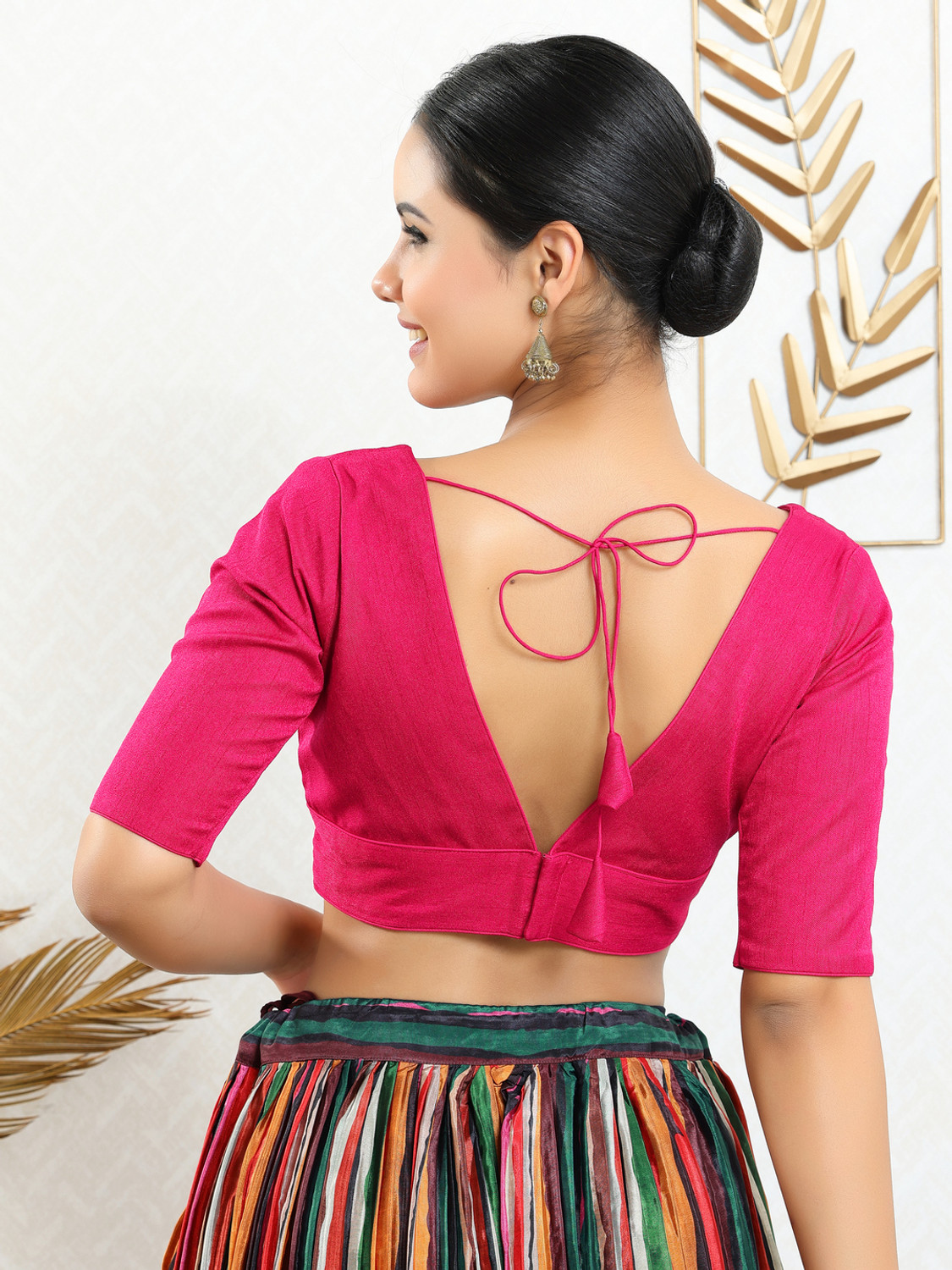 Image of Vamas-The Designer Blouses V-Neck Women Blouse