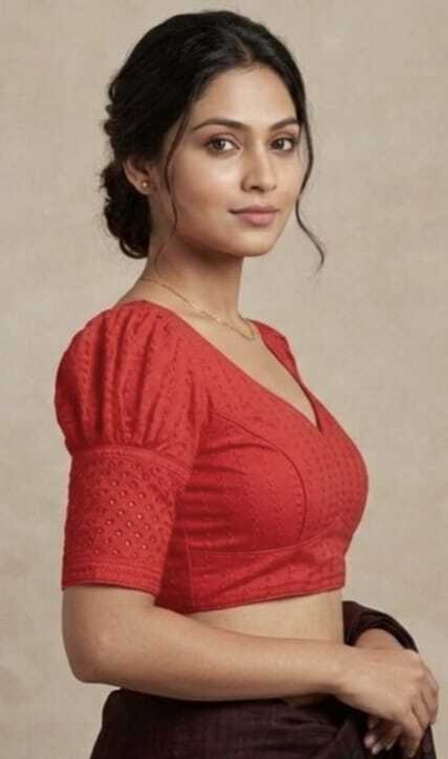 Image of mahidgarnents V-Neck Women Blouse