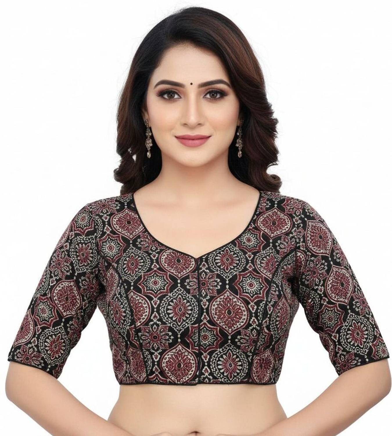 AGOMONI FASHION Round Neck Women Blouse