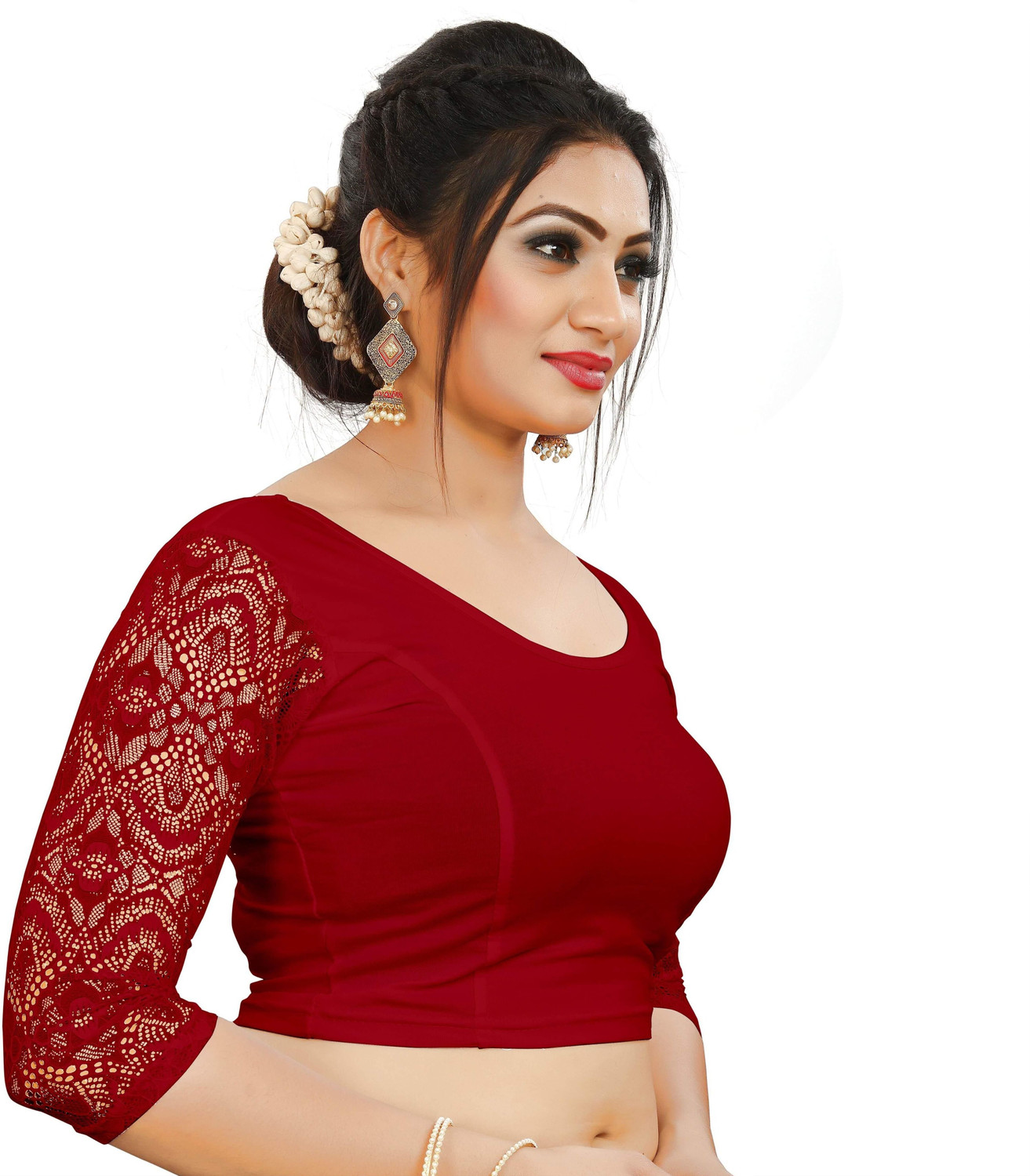 Image of LYNETH Round Neck Women Blouse