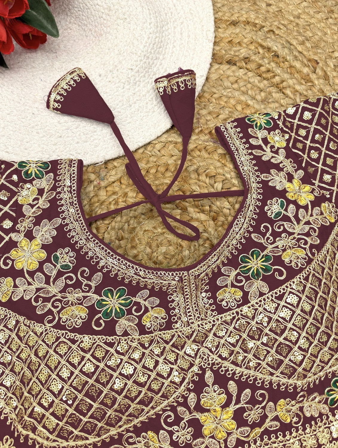 Image of SURYA TRENDZ V-Neck Women Blouse