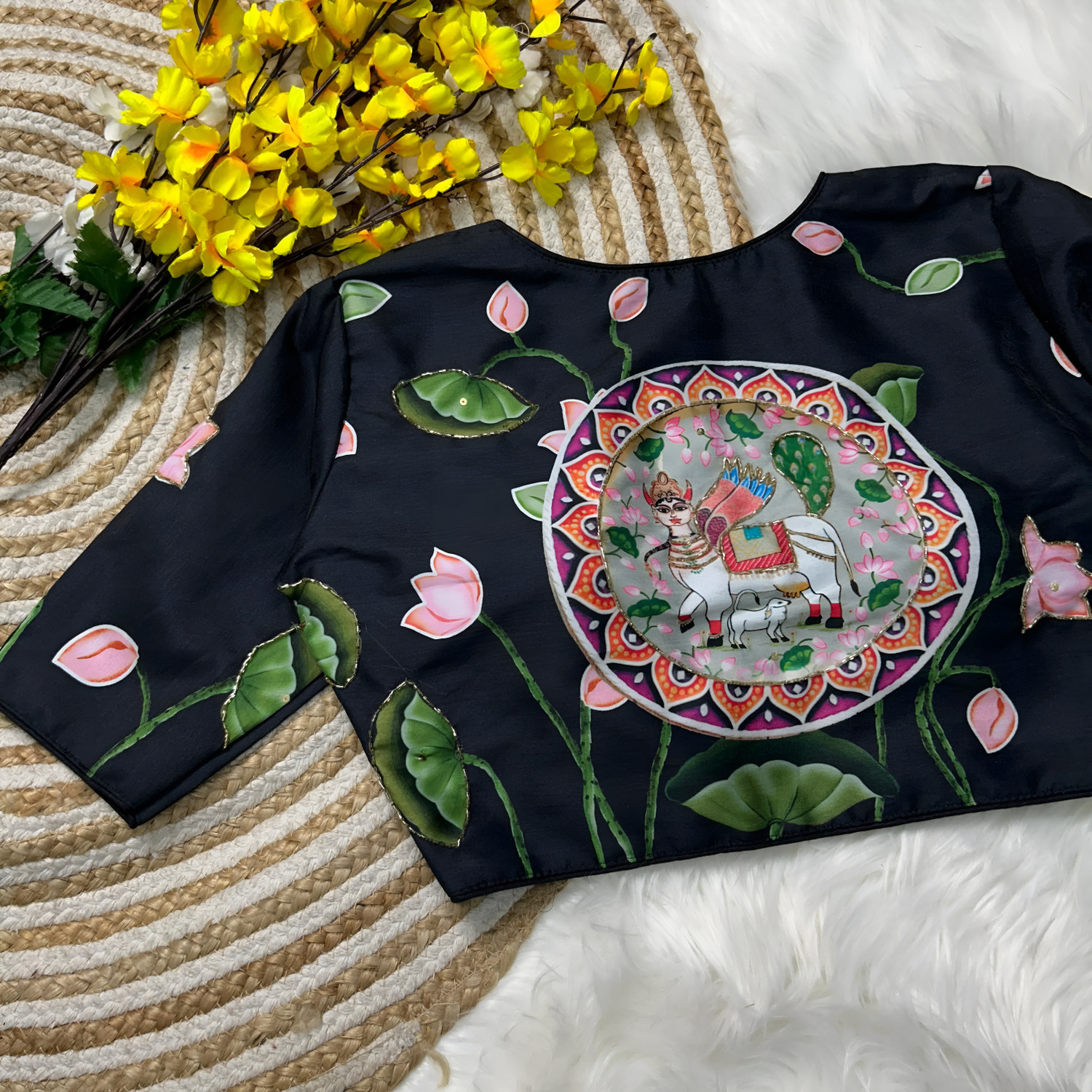 Blouseji Round Neck Women Blouse