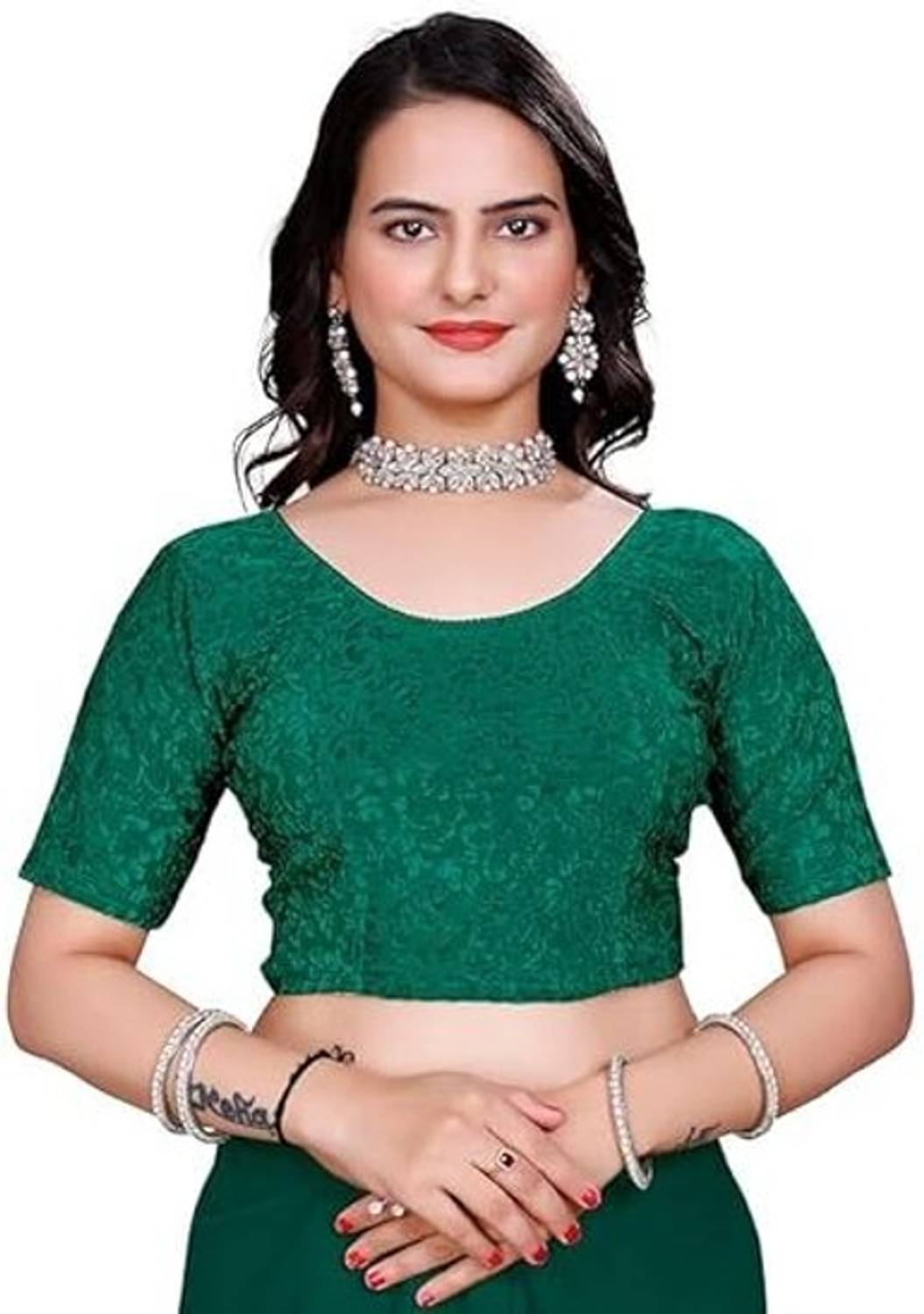 100LUCK U-Neck Women Blouse