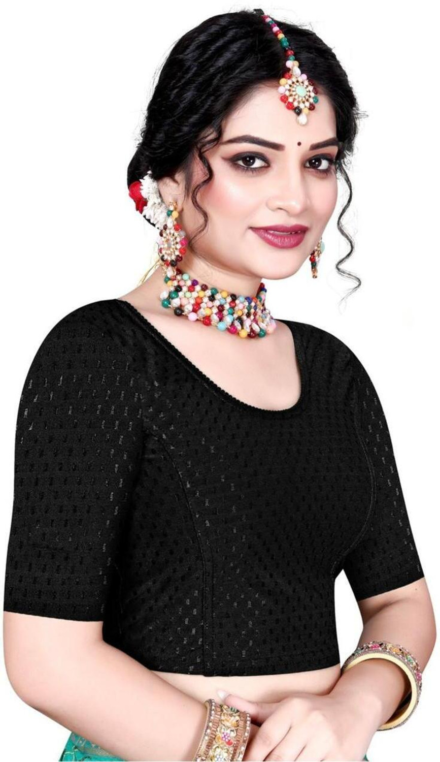 Image of VAANI KARAN ENTERPRISES Round Neck Women Blouse