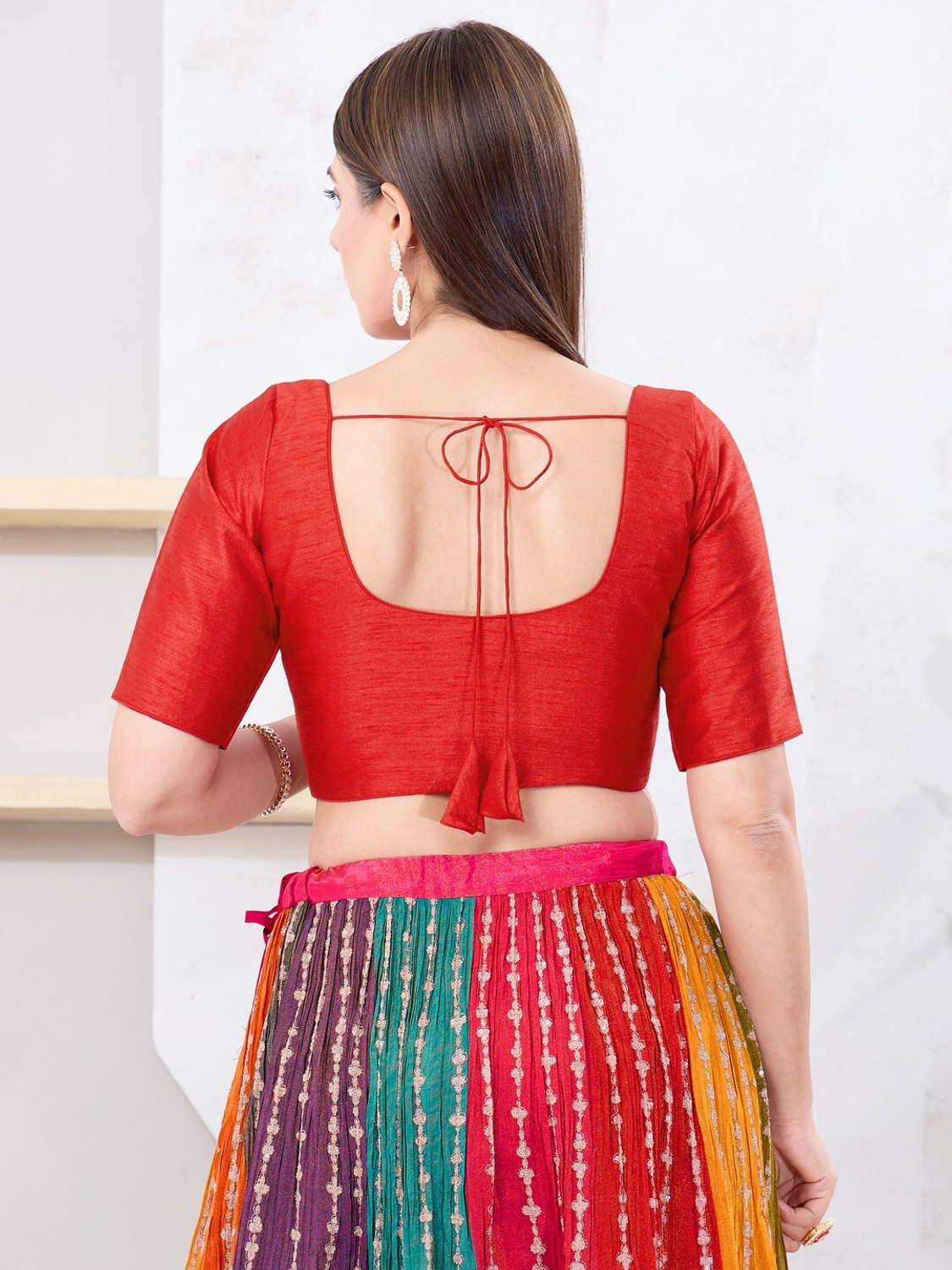 Image of Vamas-The Designer Blouses U-Neck Women Blouse