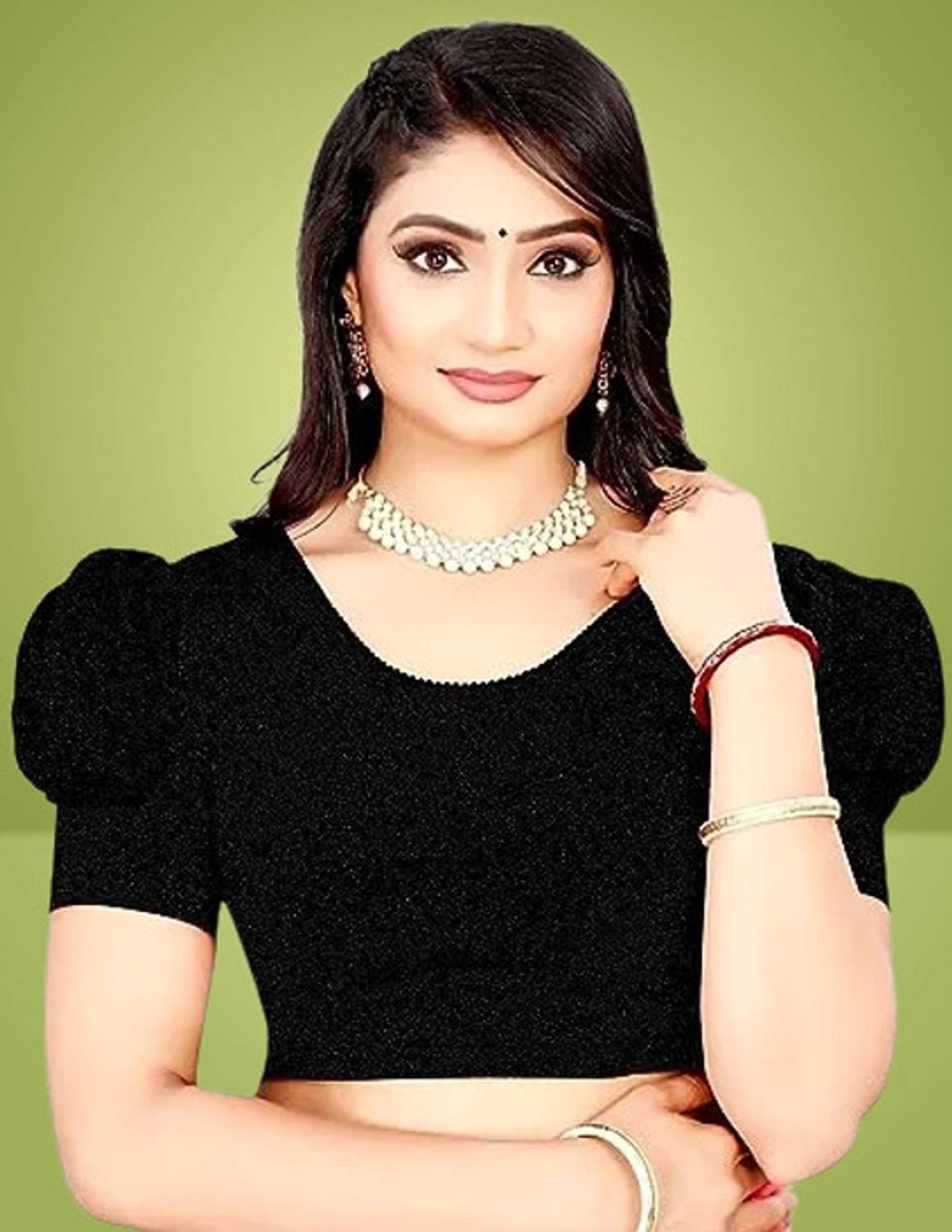aayansh creations Round Neck Women Blouse