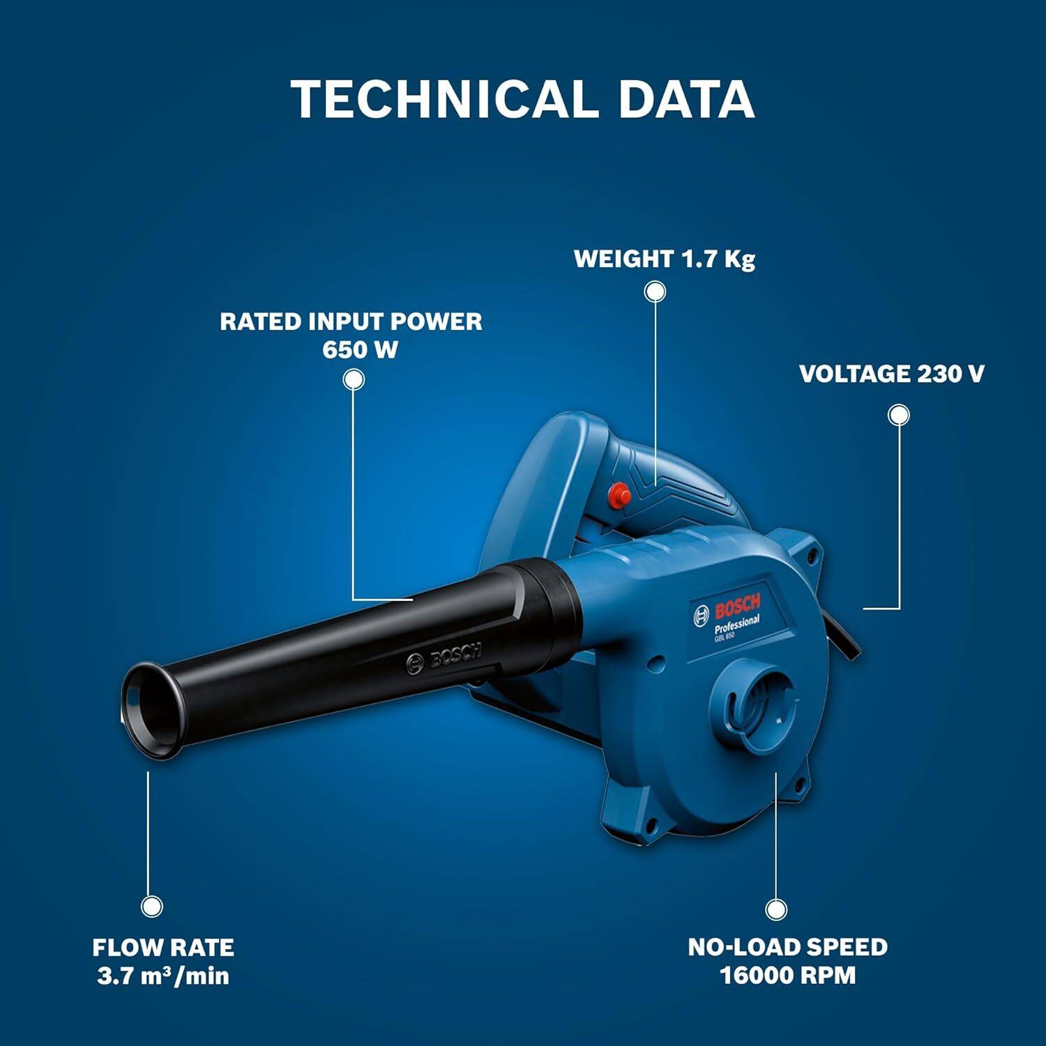 Bosch Radial Dust Extraction Blower - Image 4