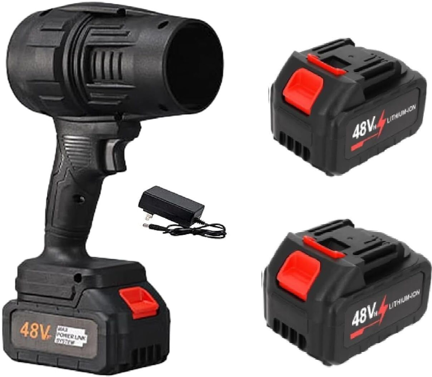 Image of Calldrishe Portable Dust Cleaner, Cordless Leaf Blower Backward Curved Air Blower Backward Curved Air Blower