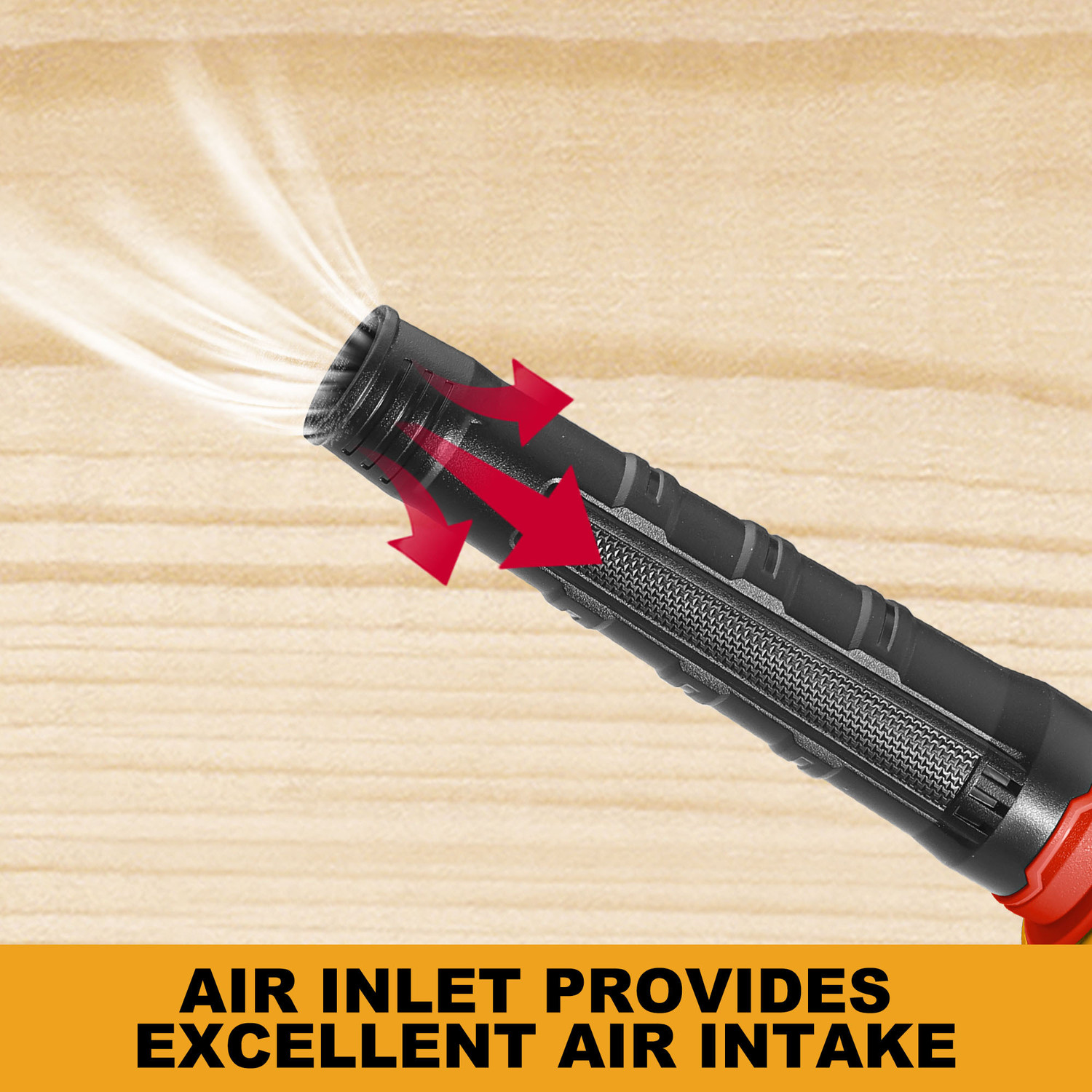 Image of INGCO 800W Aspirator Blower with Dust Bag, Flexible Tube, Suction Nozzles, Air Blower