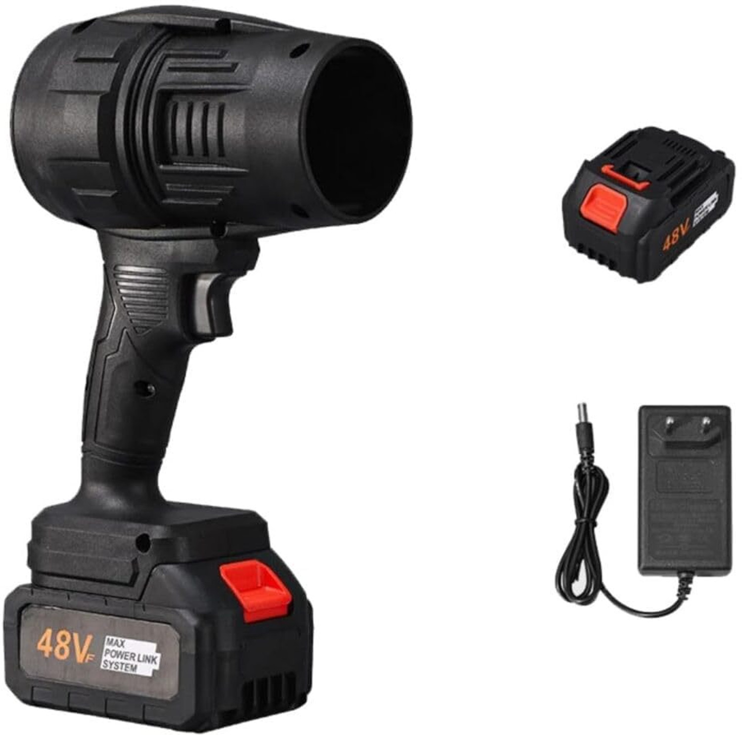 Image of KRISHAV WORLD Portable Dust Cleaner, Cordless Leaf Blower Backward Curved Air Blower (Corded & Cordless Vacuum)