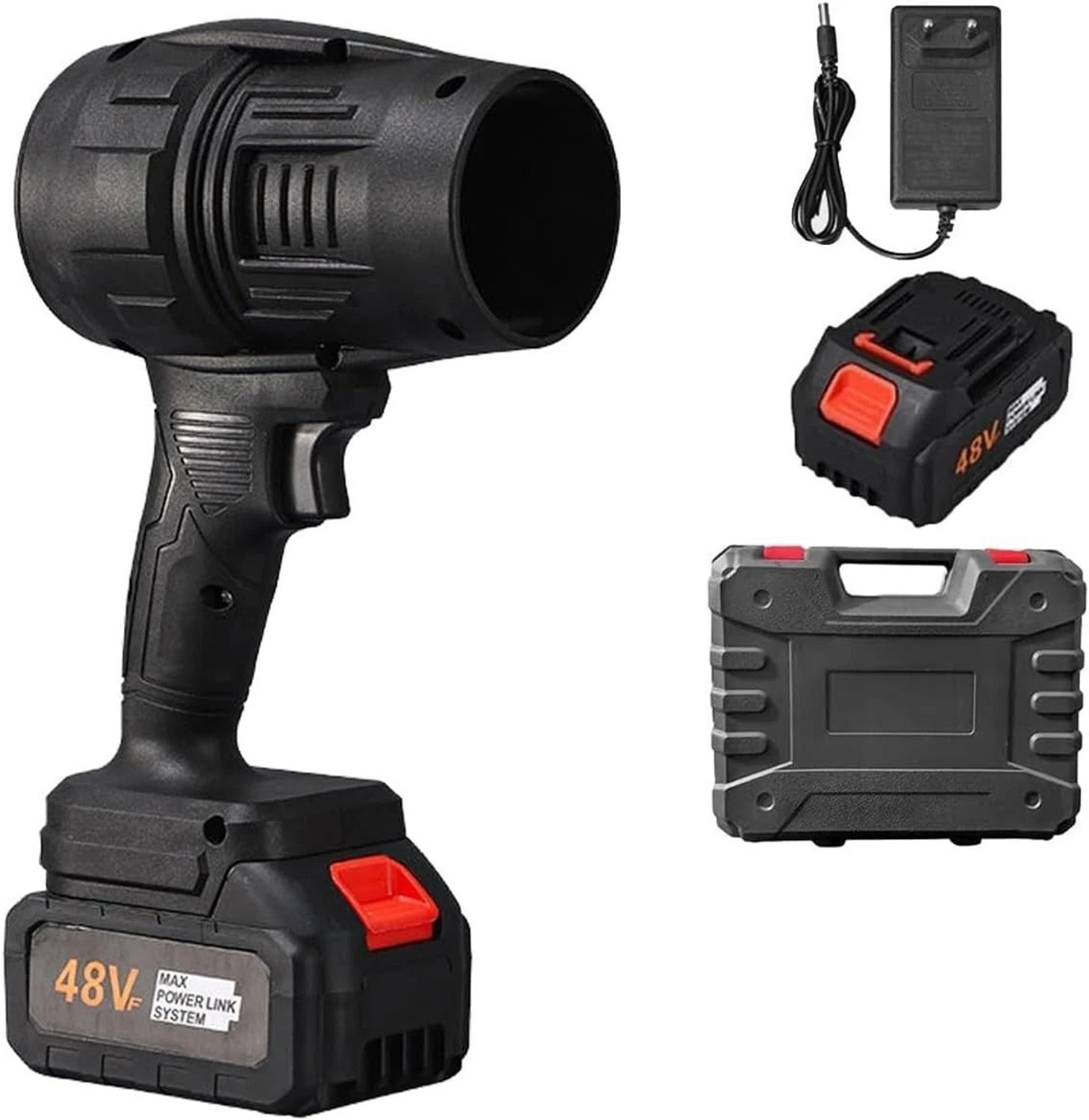 Image of Vishbin Portable Dust Cleaner, Cordless Leaf Blower Backward Curved Air Blower