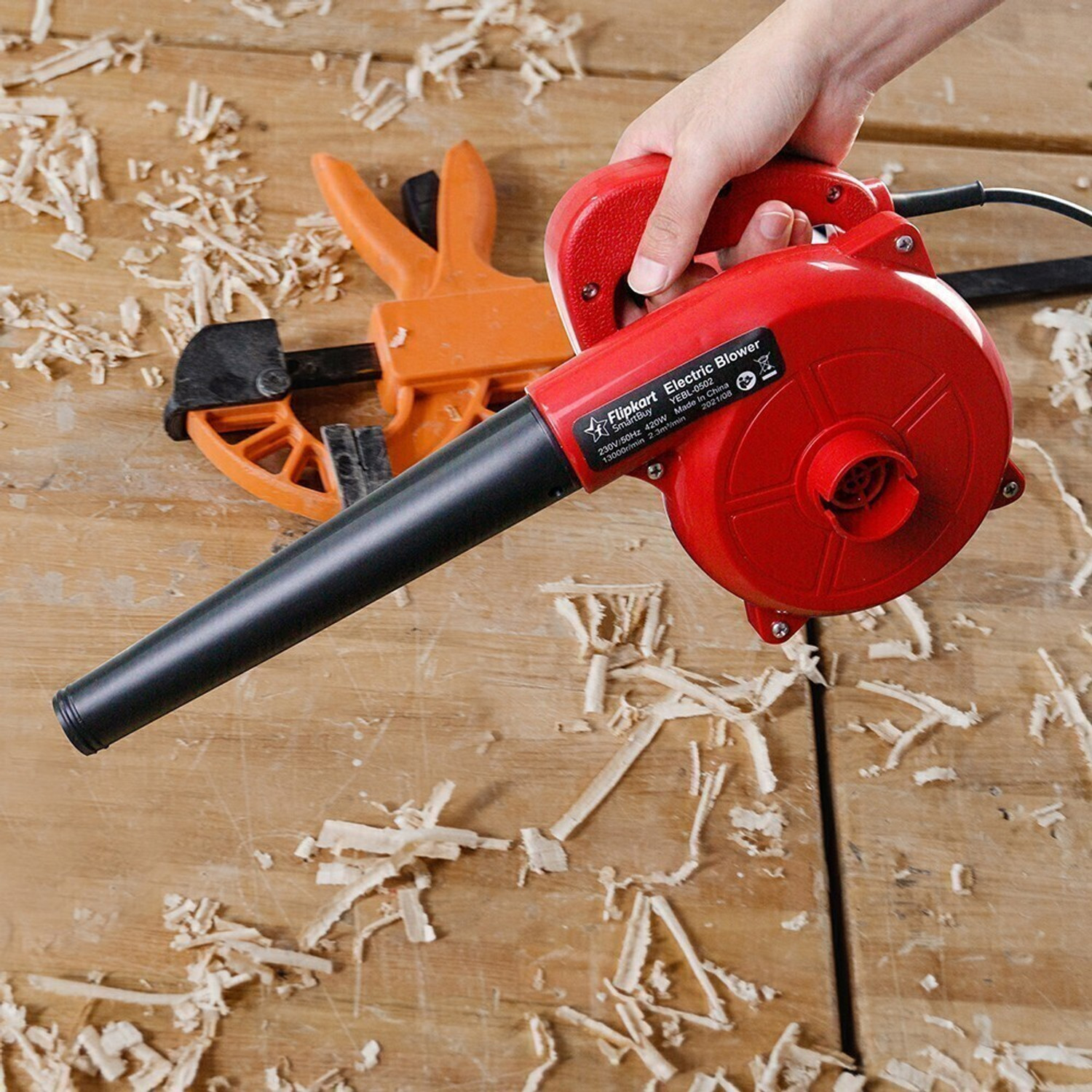 Image of Flipkart SmartBuy 420W Anti-Vibration Electric and Suction Dust Cleaner for Home / Offic Forward Curved Air Blower